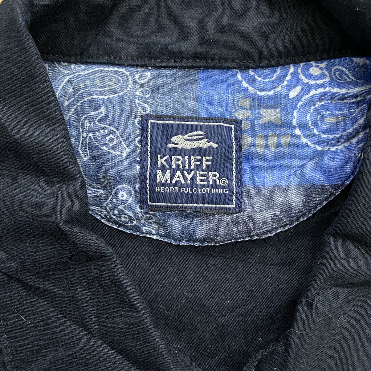 Indigo Vintage KRIFF MAYER Japanese Brand Indigo Cotton Bomber Size US M / EU 48-50 / 2 - 6 Thumbnail