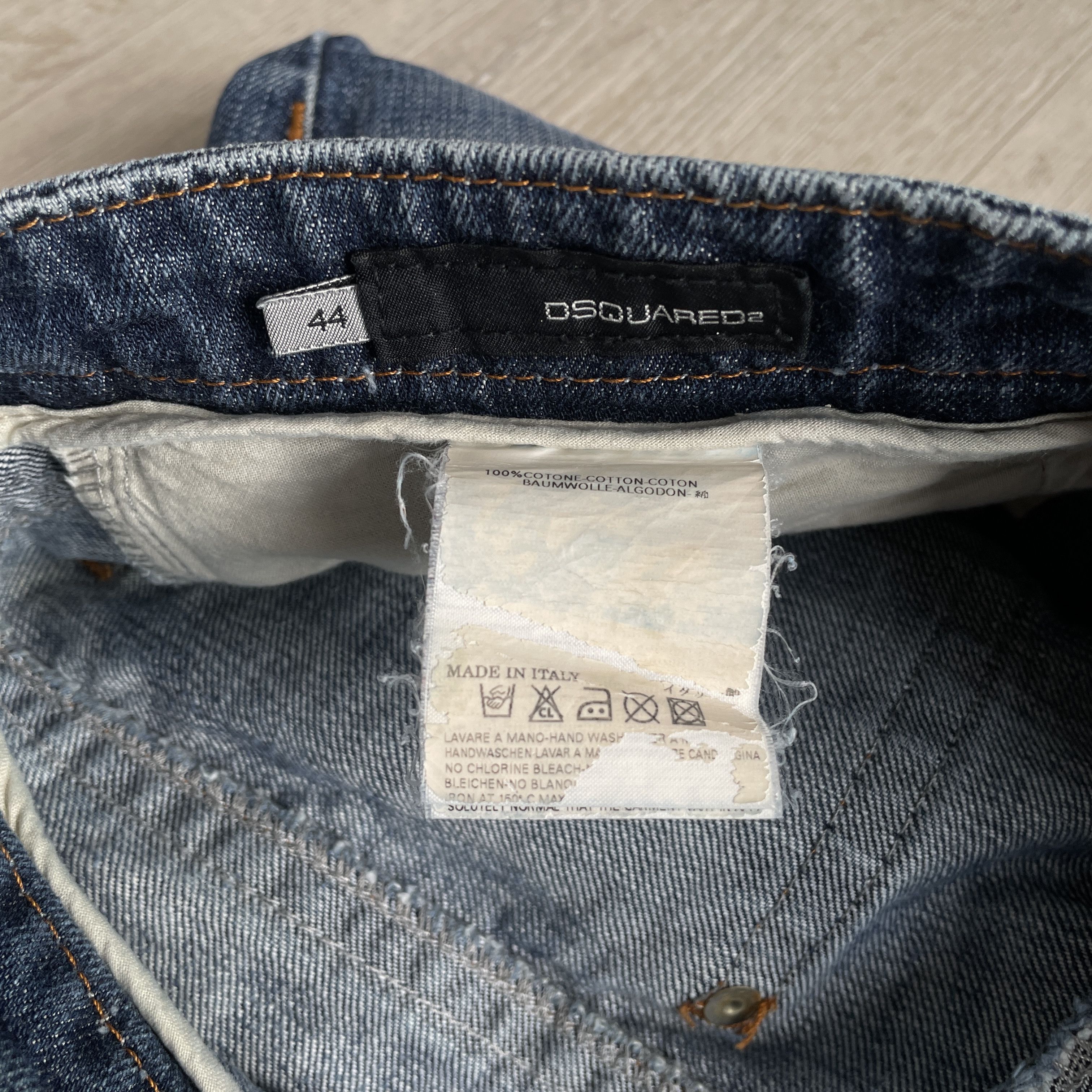 Dsquared2 Dsquared2 AW05 skull stud jeans Size 29" - 10 Thumbnail
