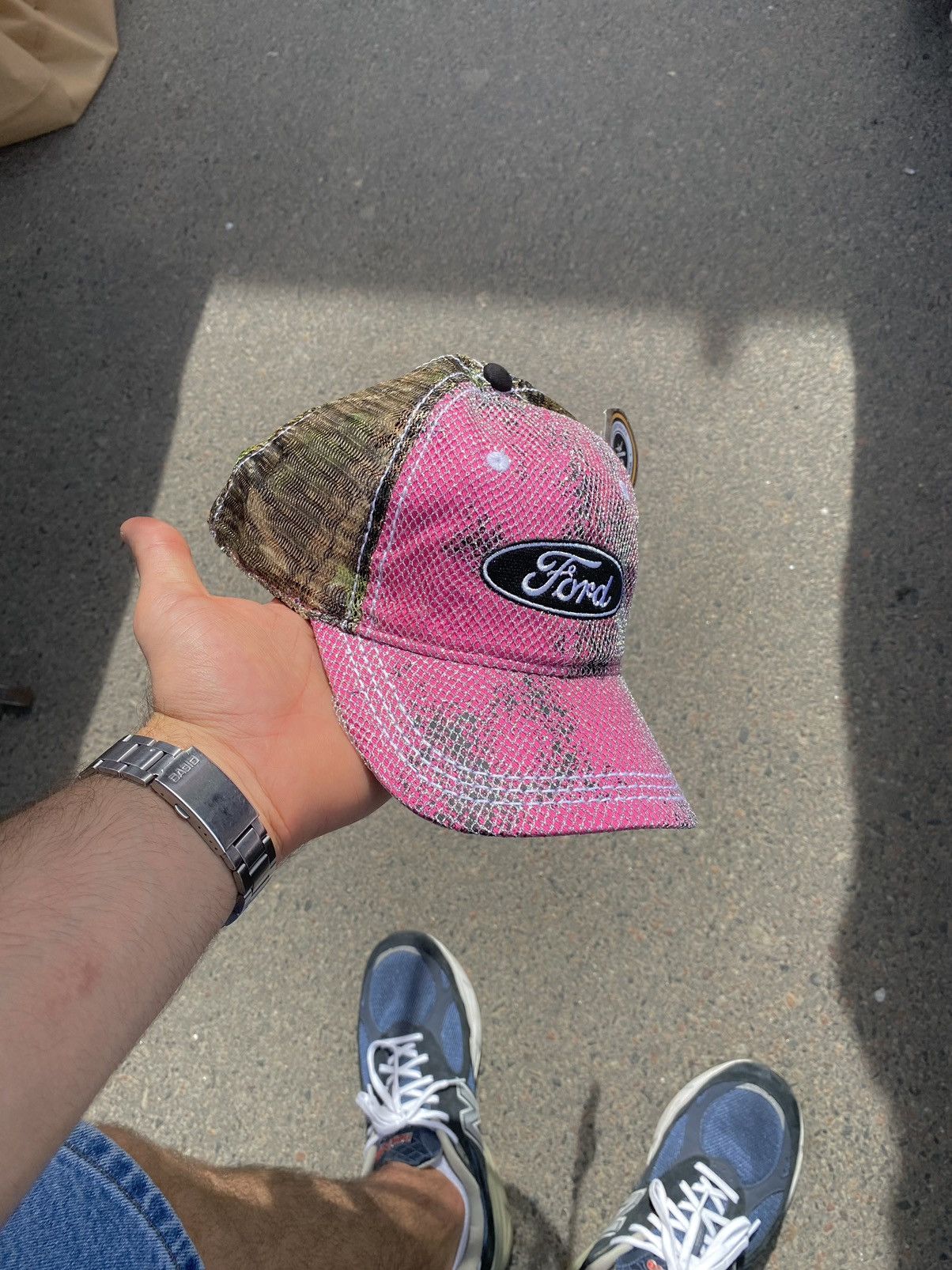 NASCAR × Realtree Ford NASCAR Realtree Distressed Metal Racing Hat Cap Size ONE SIZE - 1 Thumbnail