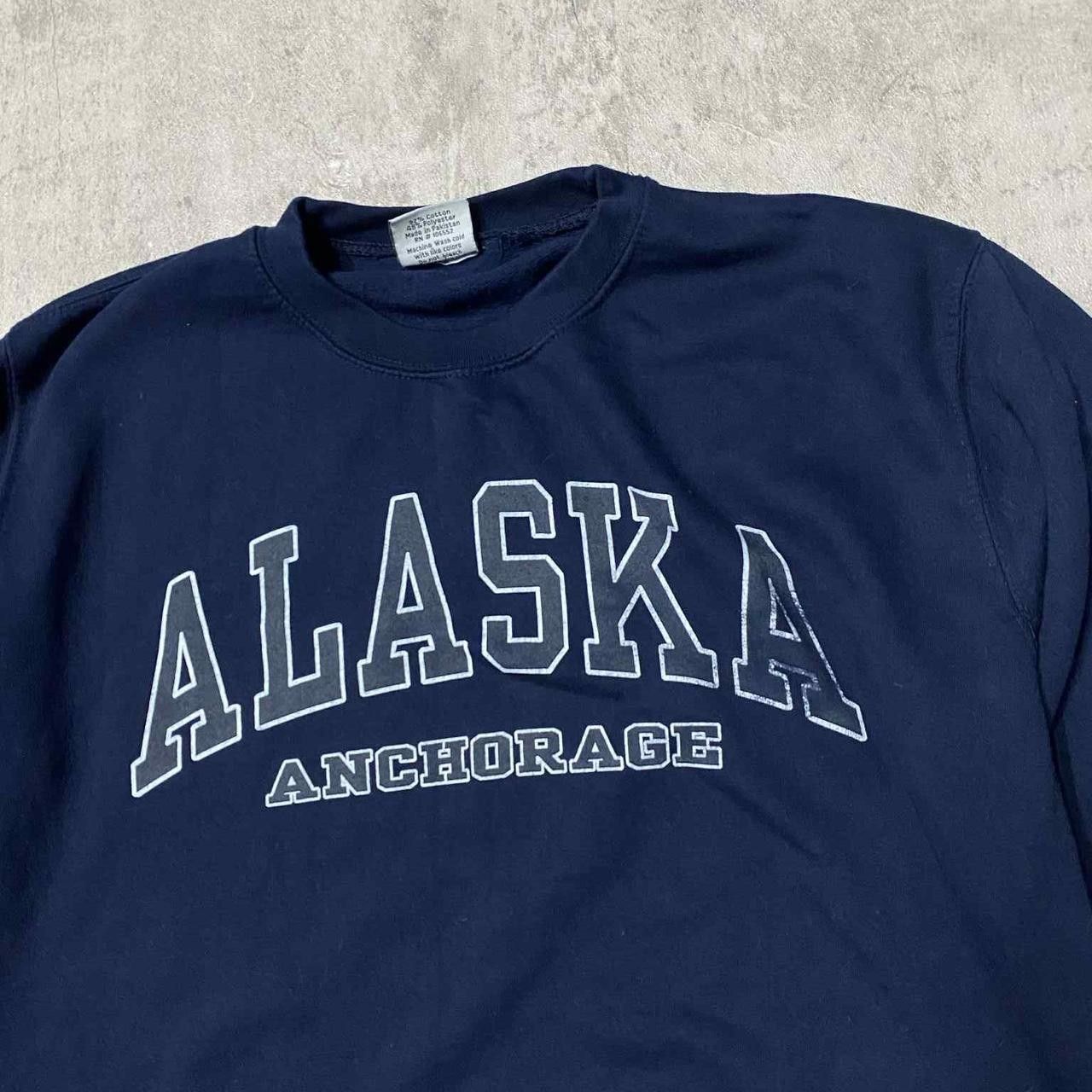 Other Navy blue crewneck sweatshirt with Alaska Anchorage Size US M / EU 48-50 / 2 - 2 Thumbnail