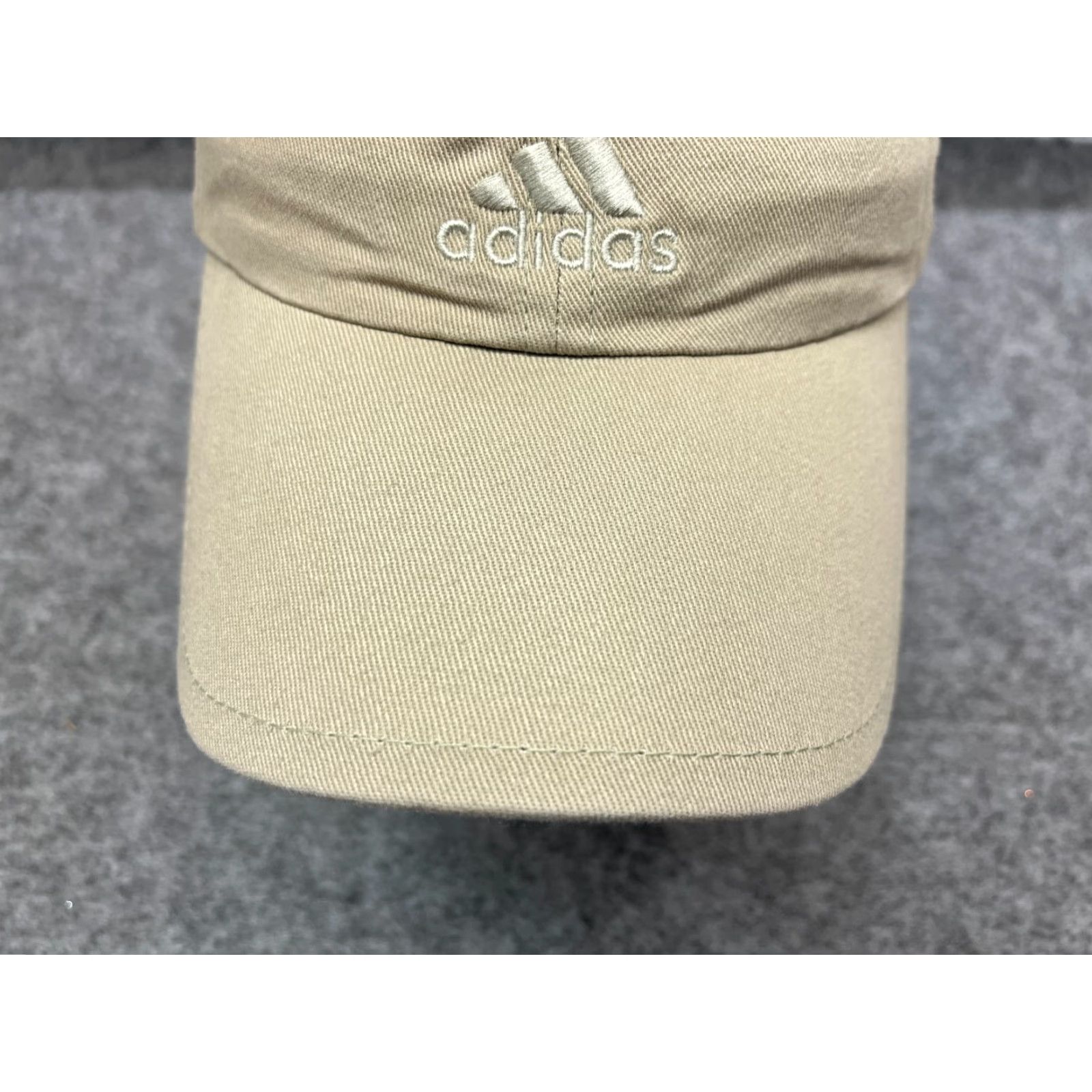 Adidas Adidas Hat Cap Fitted Adult Medium Beige Cotton Blend Aeroready Elastic Ponytail Baseball Cap Mens Size ONE SIZE - 3 Thumbnail