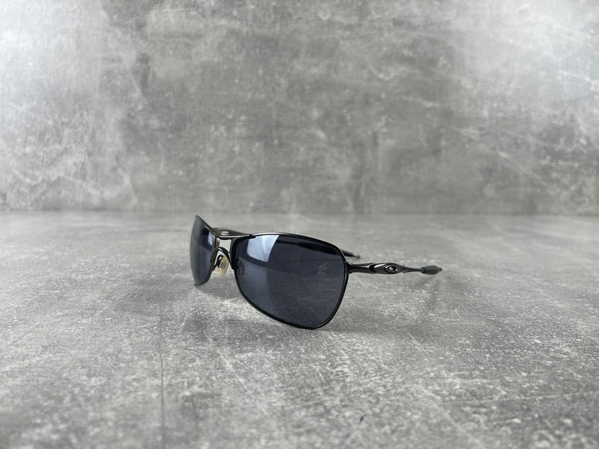 Oakley Oakley Aviator Sunglasses Gunmetal Frame Original 00s USA Size ONE SIZE - 1 Thumbnail