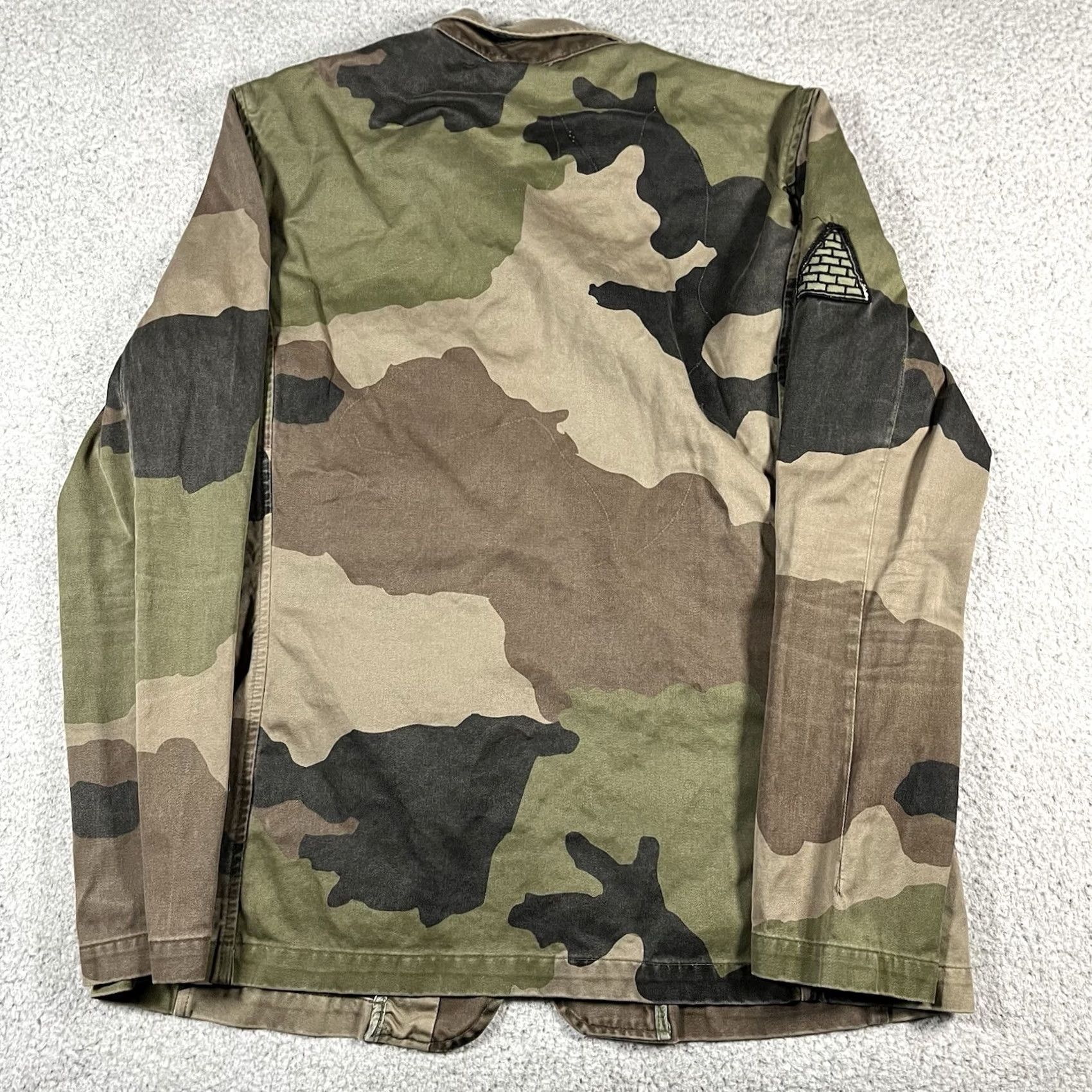 Vintage Drop Dead Jacket Mens M Camouflage Canvas Cotton Lining Front Pockets Military Style All Seasons Fall Spring Mens Size US M / EU 48-50 / 2 - 4 Thumbnail