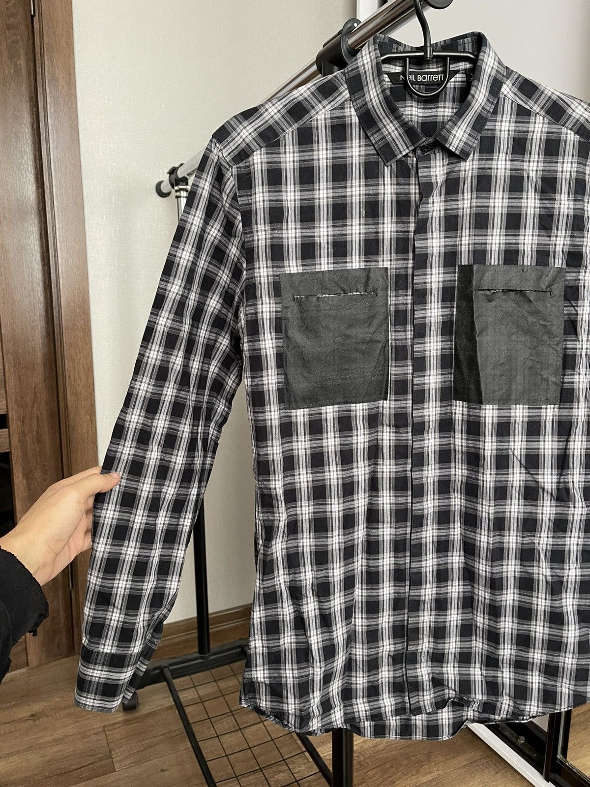 Neil Barrett Neil Barrett Shirt Button Up Long Sleeve Size US S / EU 44-46 / 1 - 9 Thumbnail