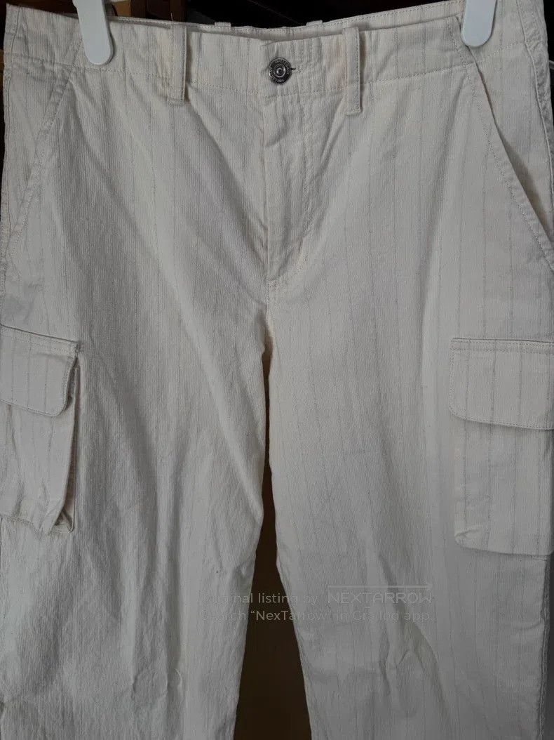 Our Legacy Our Legacy Light Beige Stripe Work Trousers Size US 30 / EU 46 - 3 Thumbnail