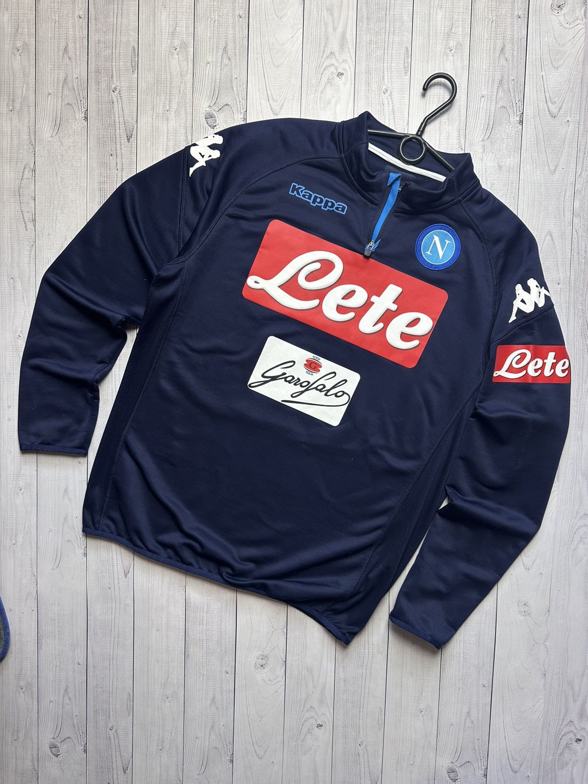 Vintage Napoli soccer sweatshirt big logo kappa size /M