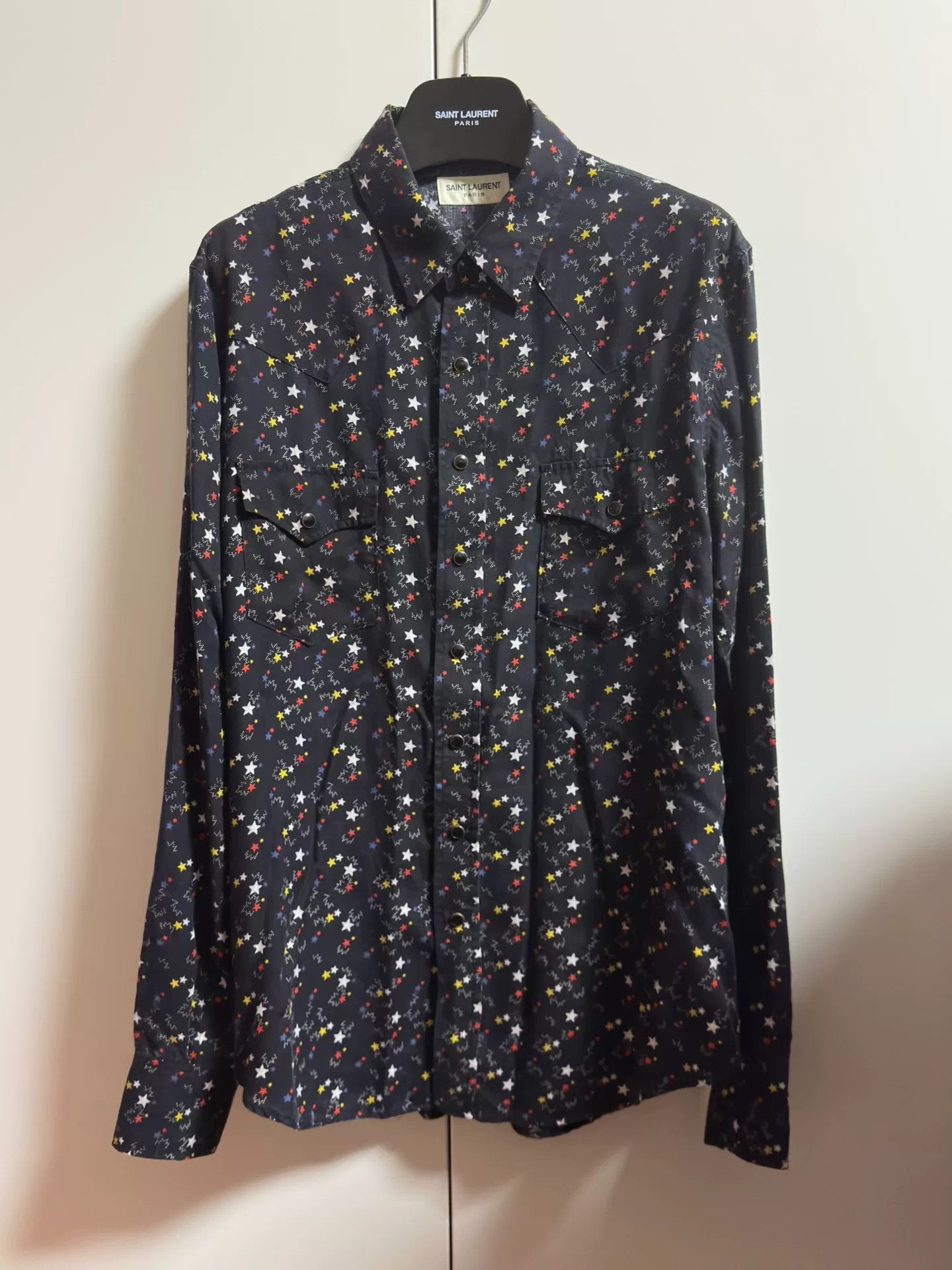 Saint Laurent Paris saint laurent multicolor star shirt Size XL / US 12-14 / IT 48-50 - 1 Thumbnail
