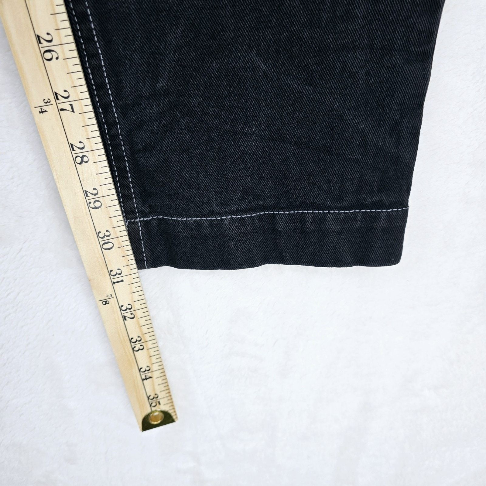 Fubu Vtg Fubu Women's Jeans Size 11/12 Black Denim 30x31 Y2K Size 34" / US 12 / IT 48 - 11 Thumbnail