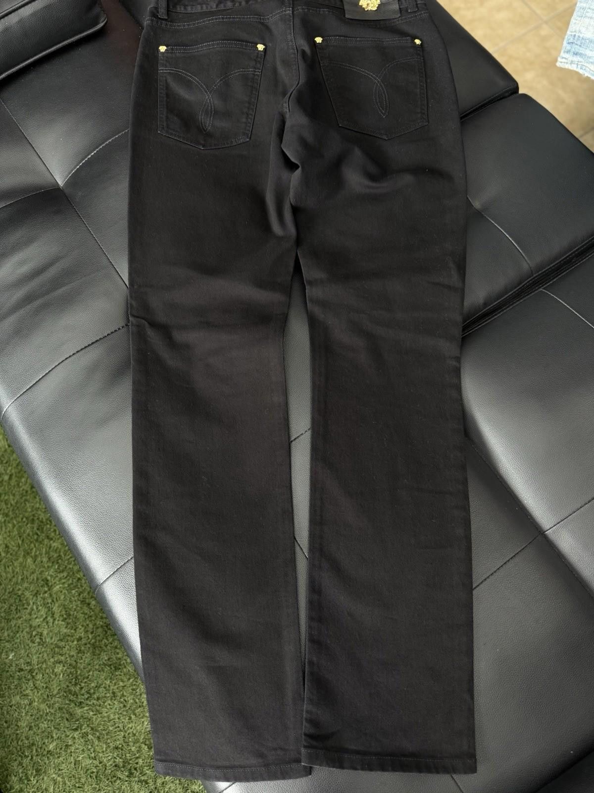 Versace Versace Men Black Jeans Versace Logo Size 34 Waist 950$ Size US 34 / EU 50 - 10 Thumbnail
