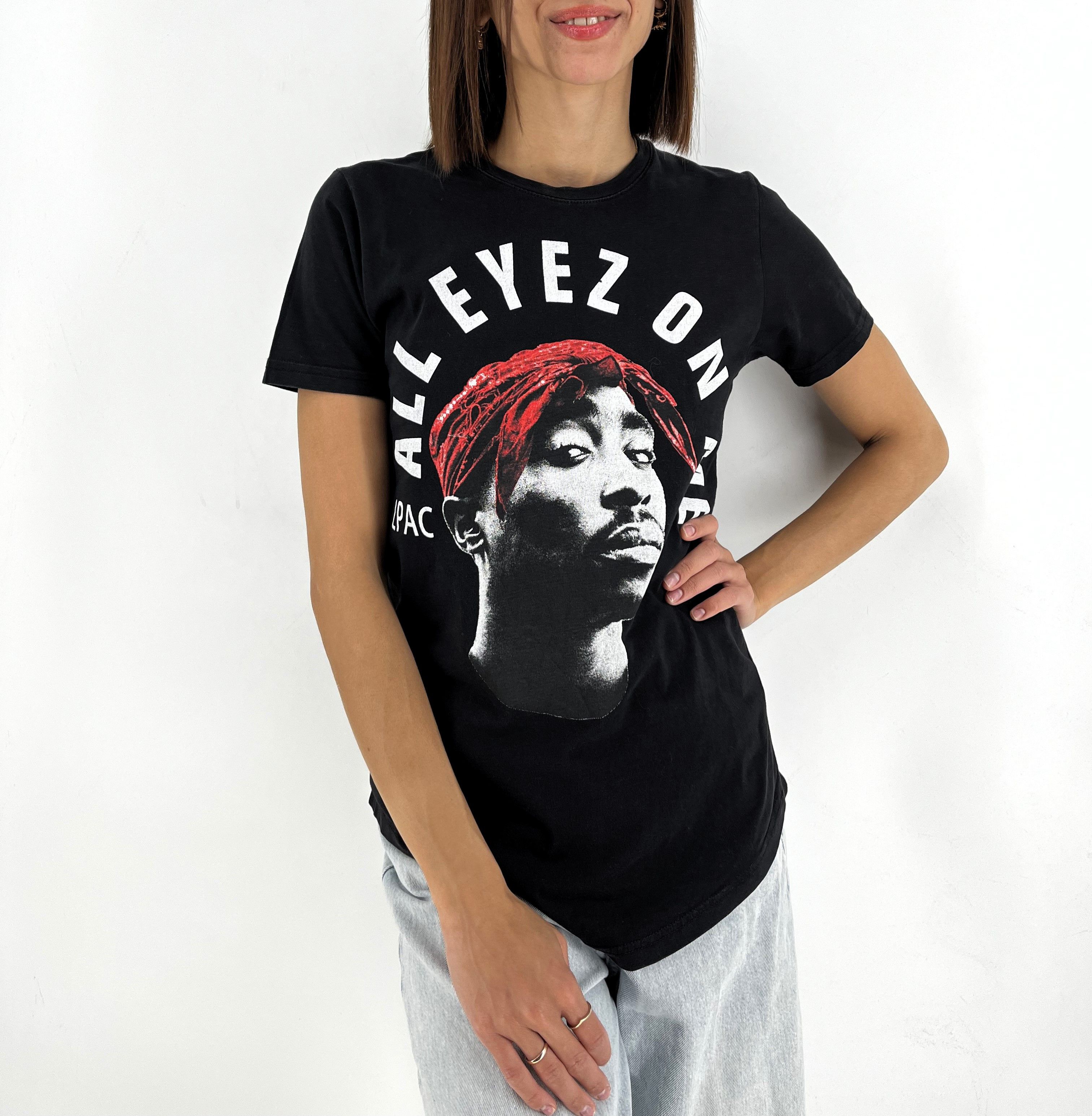 Band Tees Vintage Y2K 2PAC Tupac Shakur HipHop Rap Tee Size M Size M / US 6-8 / IT 42-44 - 4 Thumbnail