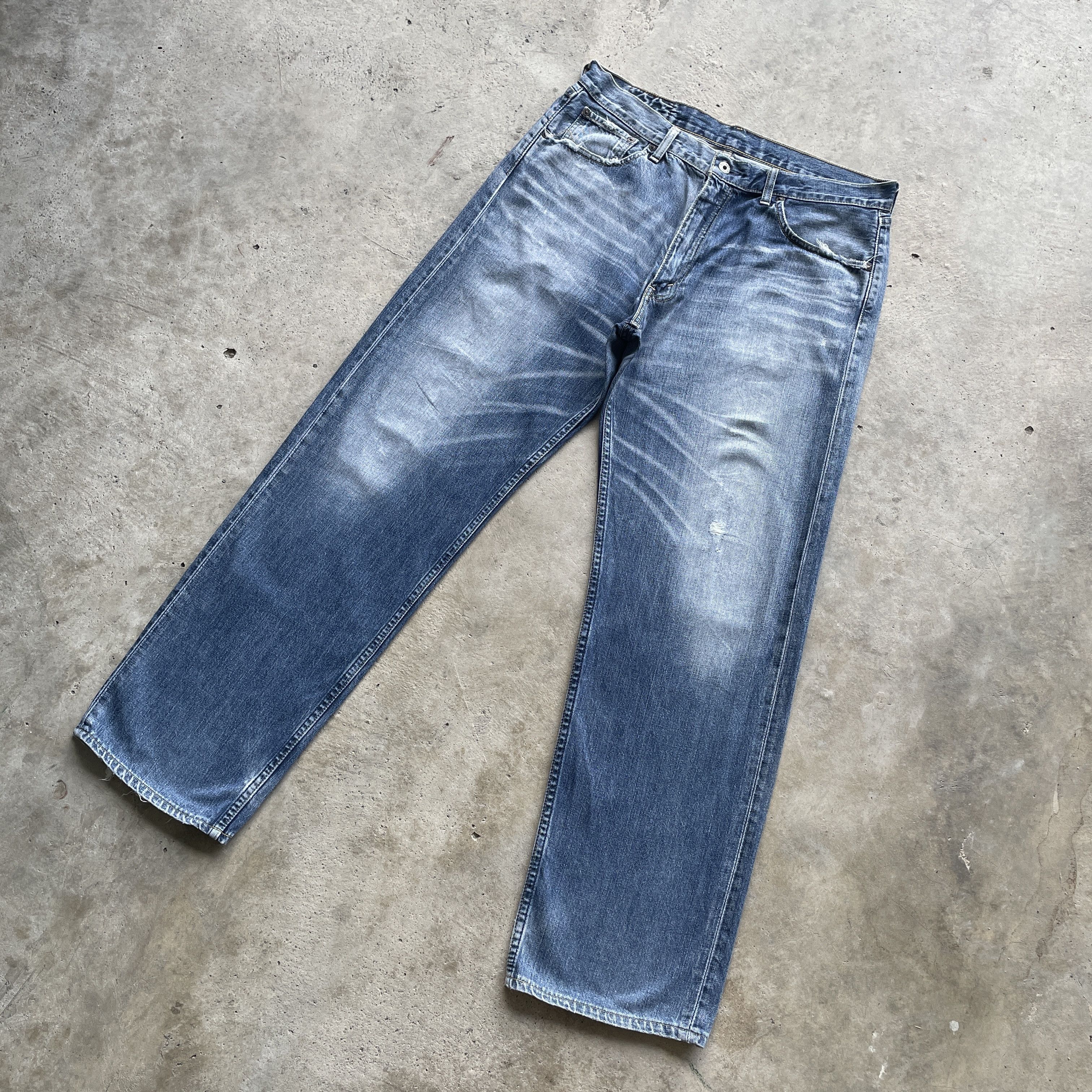 Jean × Levi's VINTAGE LEVI’S 503 FADED DENIM PANTS JEANS W35x31.5 Size US 35 - 1 Thumbnail