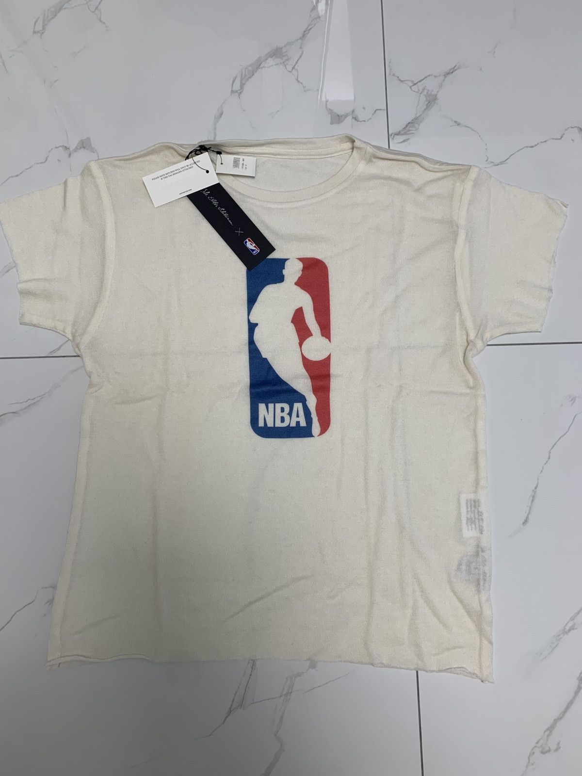 The Elder Statesman NBA Printed Cashmere and Silk-Blend T-Shirt Size US S / EU 44-46 / 1 - 1 Thumbnail