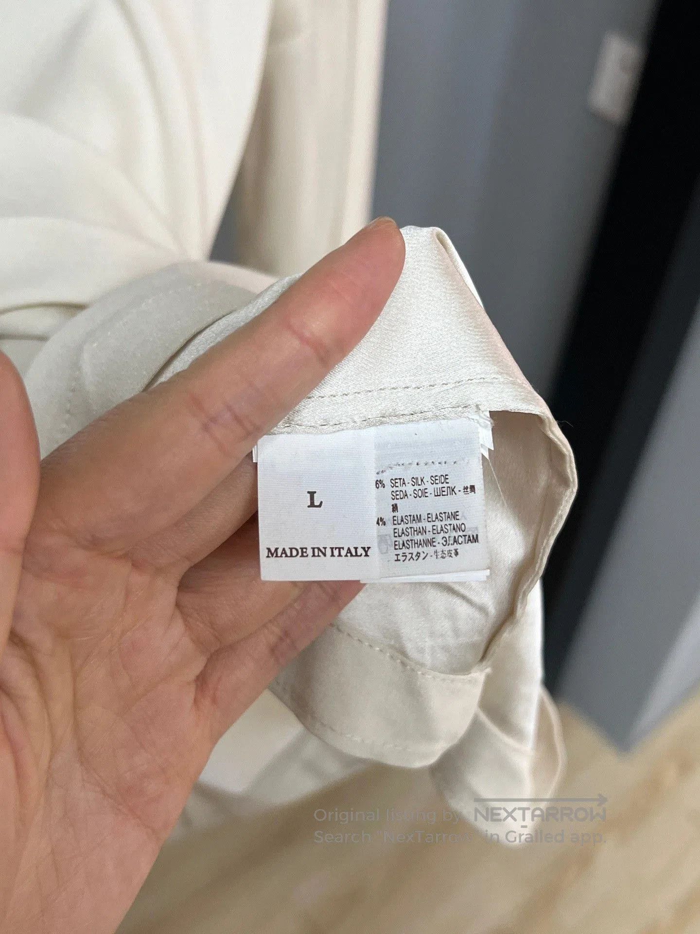 Brunello Cucinelli Brunello Cucinelli Silk Blouse. Size L / US 10 / IT 46 - 4 Thumbnail