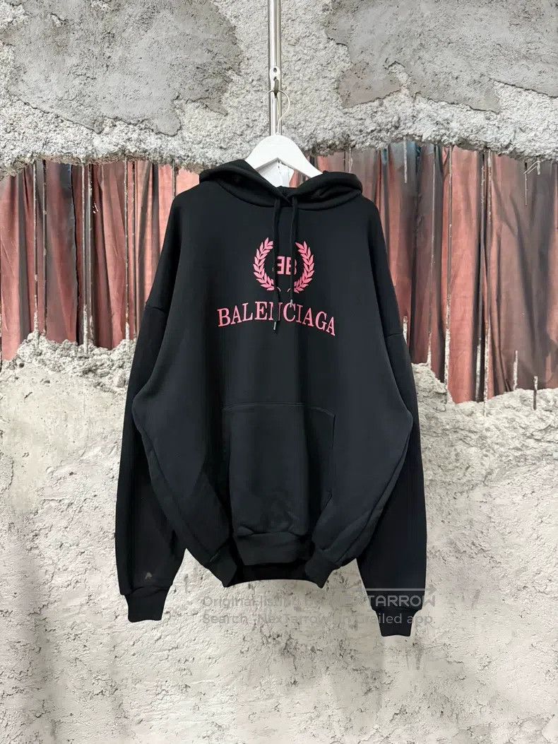 Balenciaga Balenciaga Wheat Embroidered Hoodie Size US XS / EU 42 / 0 - 1 Thumbnail