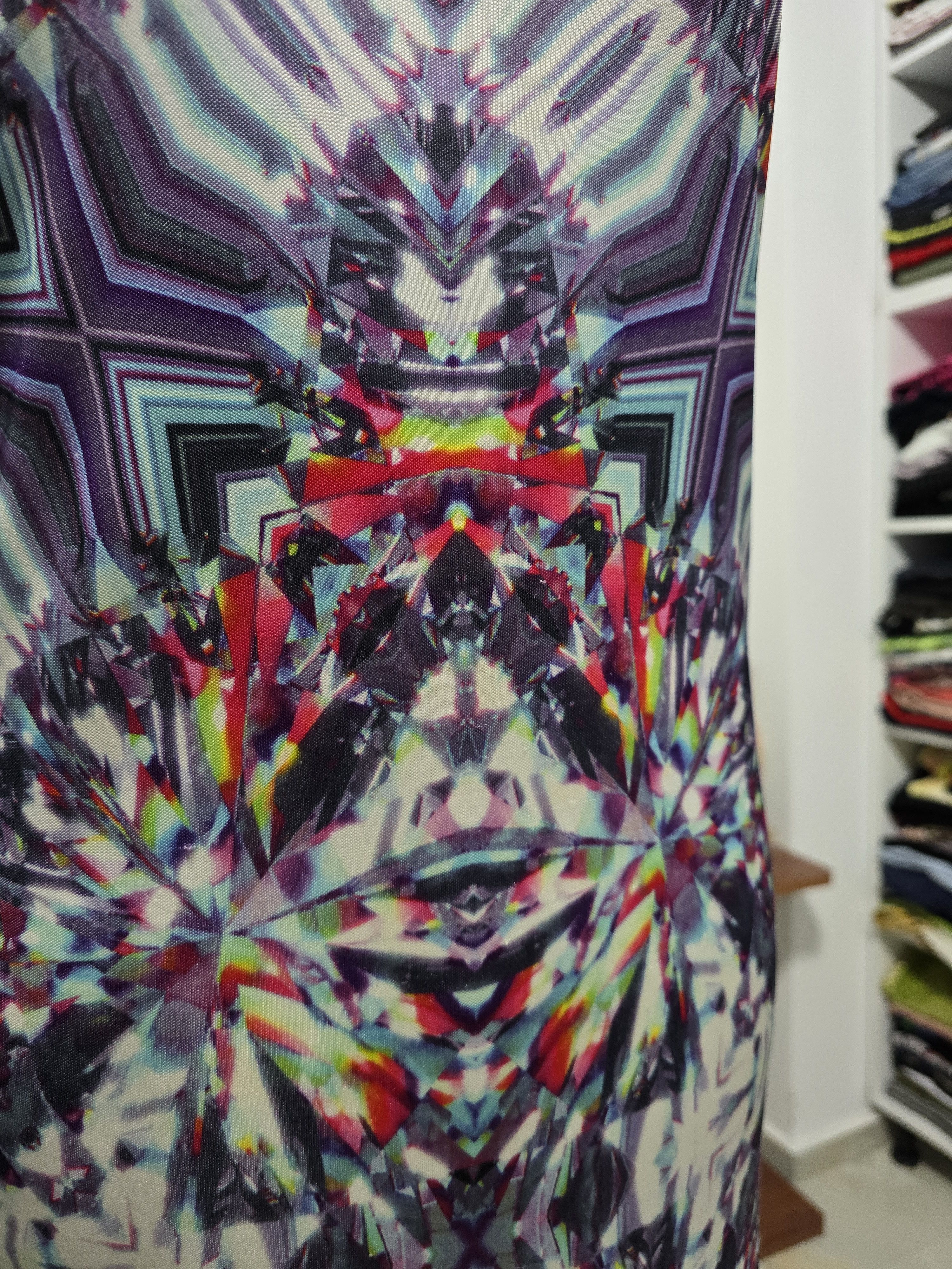 Custo Barcelona Custo Barcelona dress vibrant pink & purple kaleidoscope Size M / US 6-8 / IT 42-44 - 5 Thumbnail
