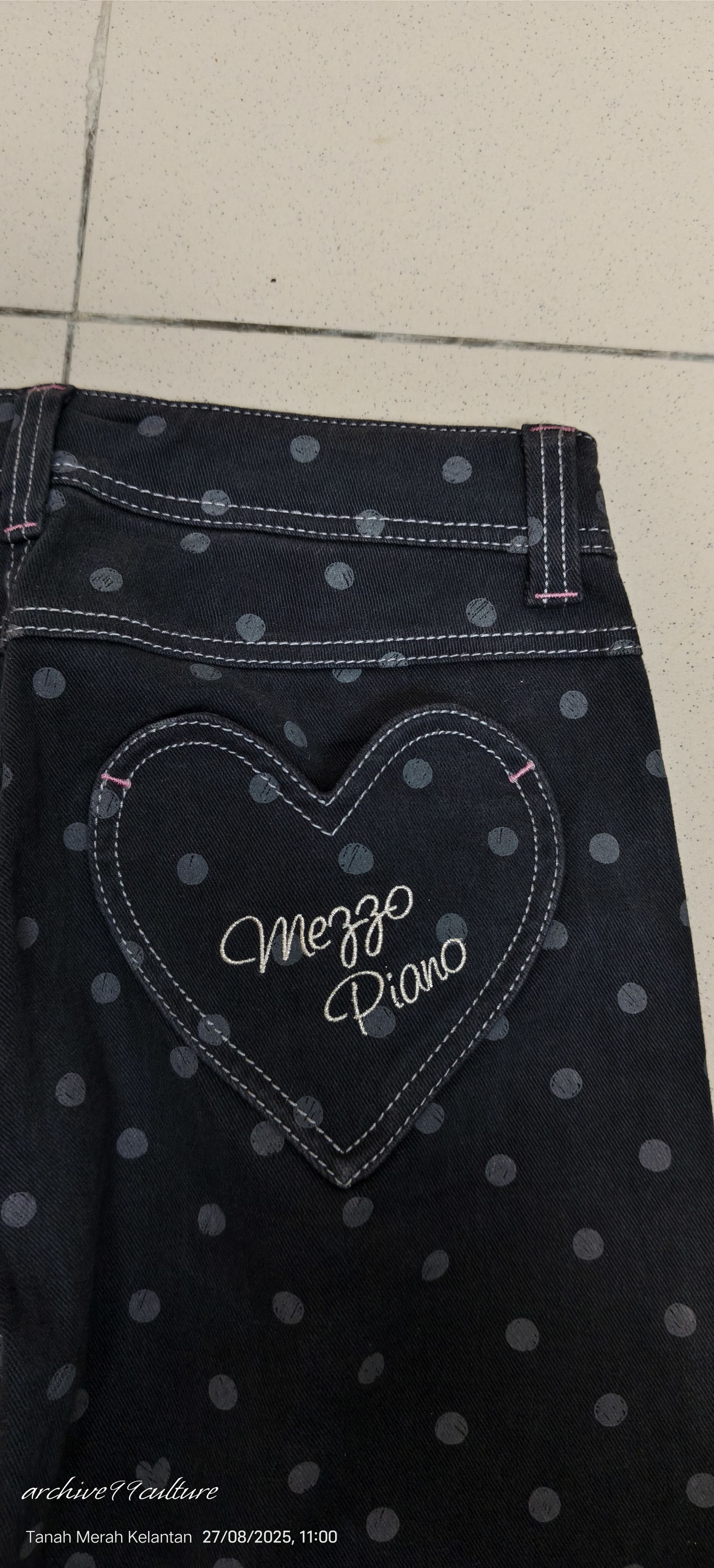 Japanese Brand FW2000 MEZZO PIANO For candy girl jeans Size 28" / US 6 / IT 42 - 16 Thumbnail