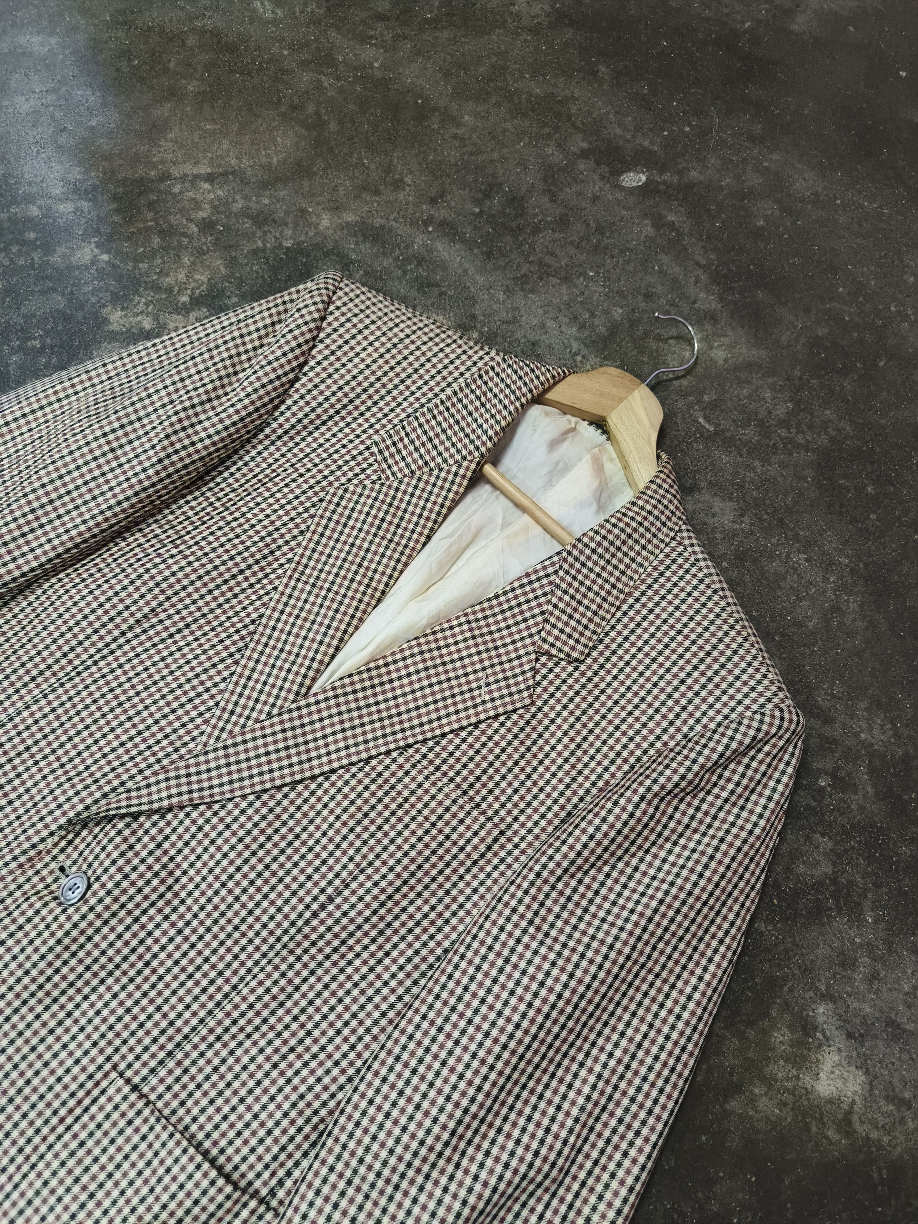 Yves Saint Laurent YSL YVES SAINT LAURENT PLAID BLAZER JACKET Size 44R - 3 Thumbnail