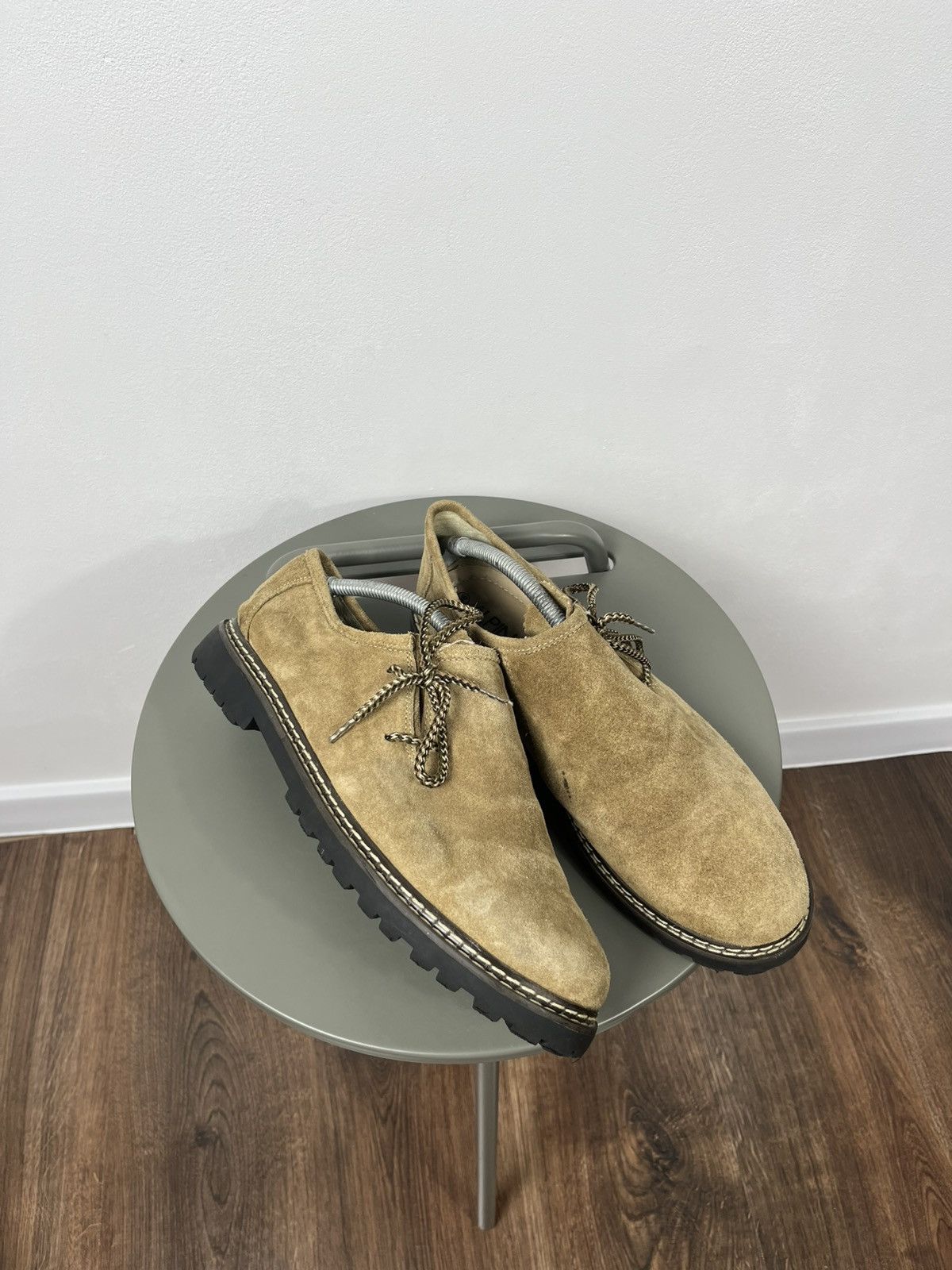 Other Alpin Suede Leather Shoes Beige Size 46 EU Chunky Sole Size US 12 / EU 45 - 1 Thumbnail