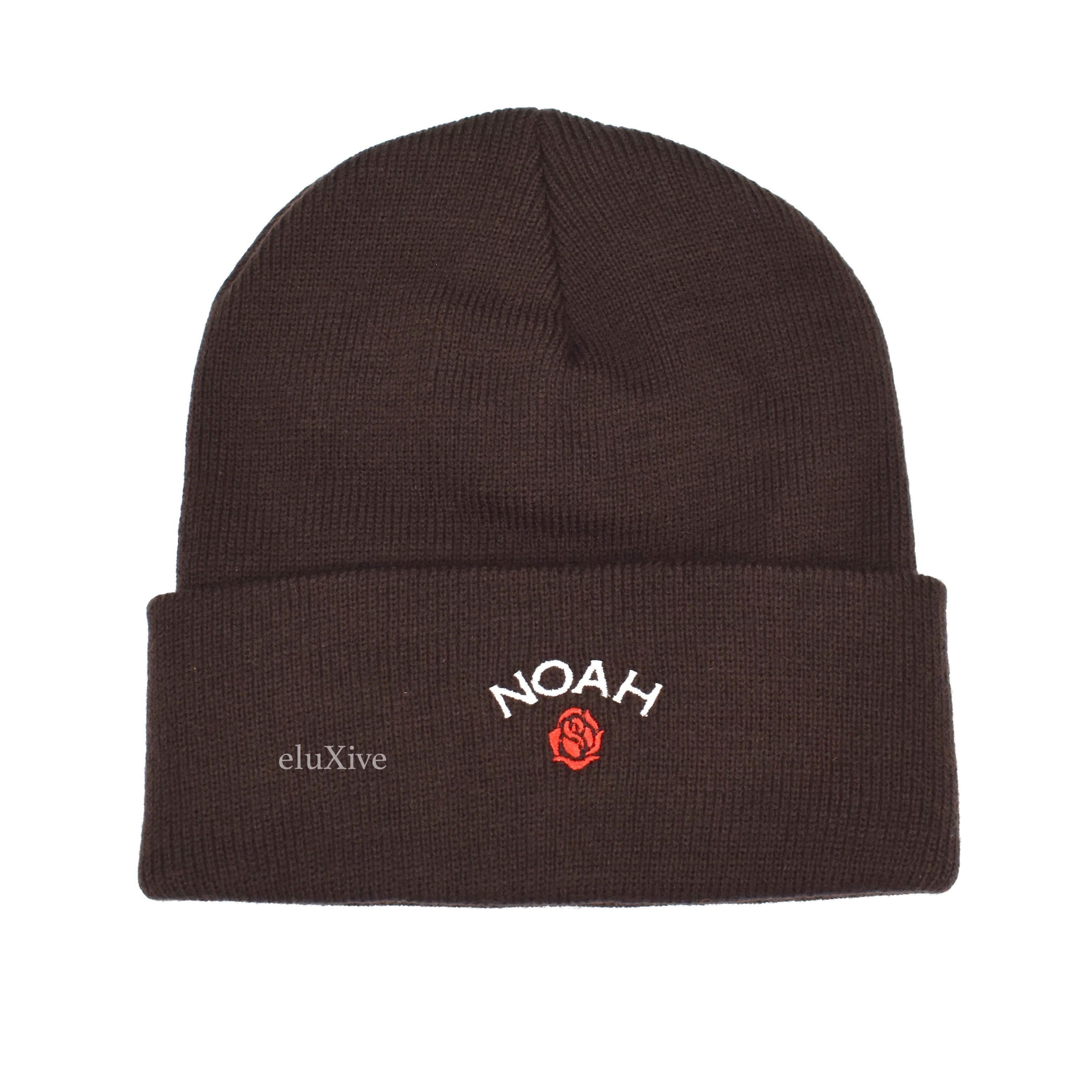 Noah Noah Dark Brown Rose Core Logo Beanie FW19 DS Size ONE SIZE - 1 Preview