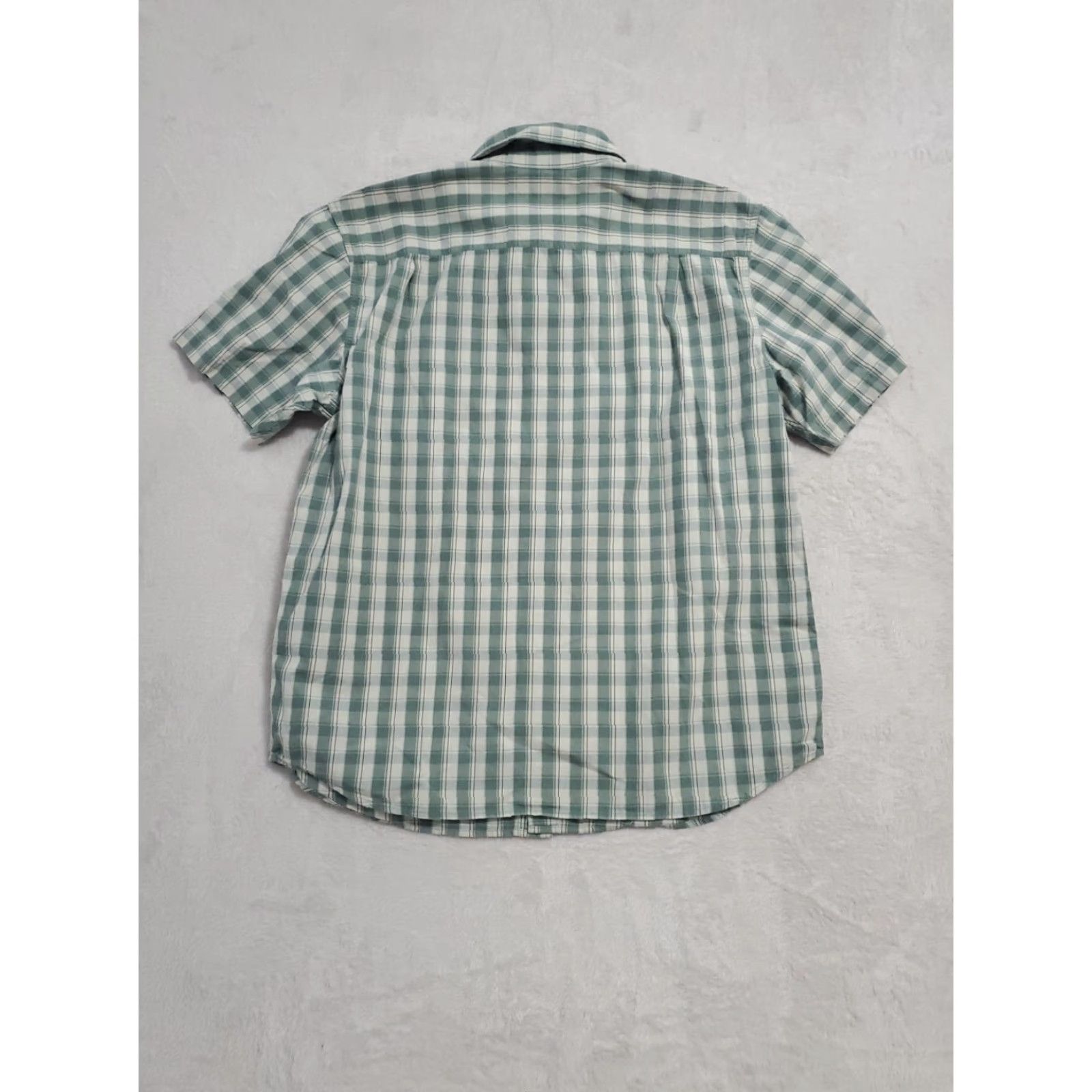 Carhartt Carhartt Shirt Men XL Green Plaid Short Sleeve Button Down Relaxed Fit Cotton Size US XL / EU 56 / 4 - 2 Thumbnail
