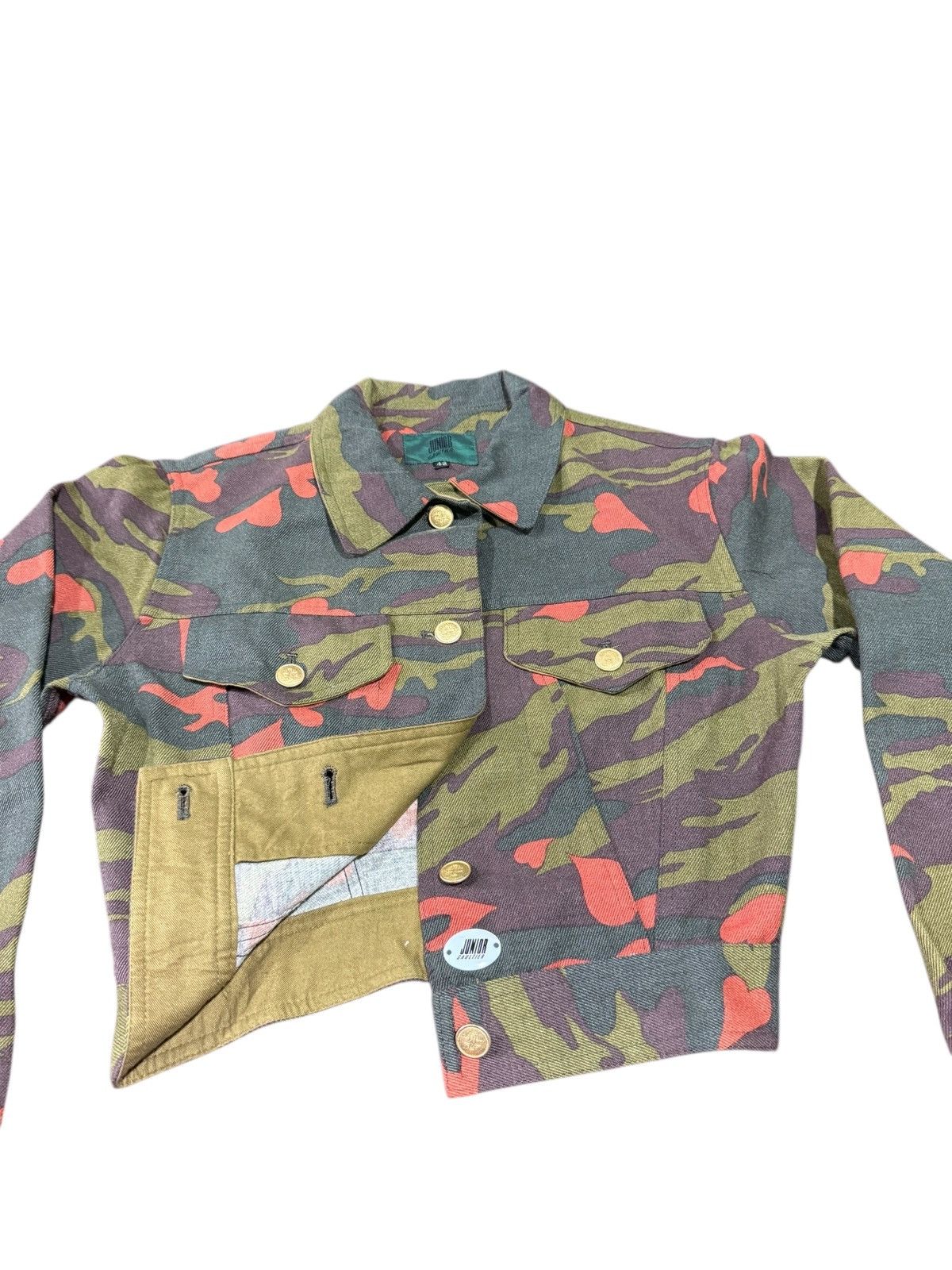 Jean Paul Gaultier RARE VINTAGE JUNIOR GAUTIER 90s CAMO JACKET Size S / US 4 / IT 40 - 7 Thumbnail