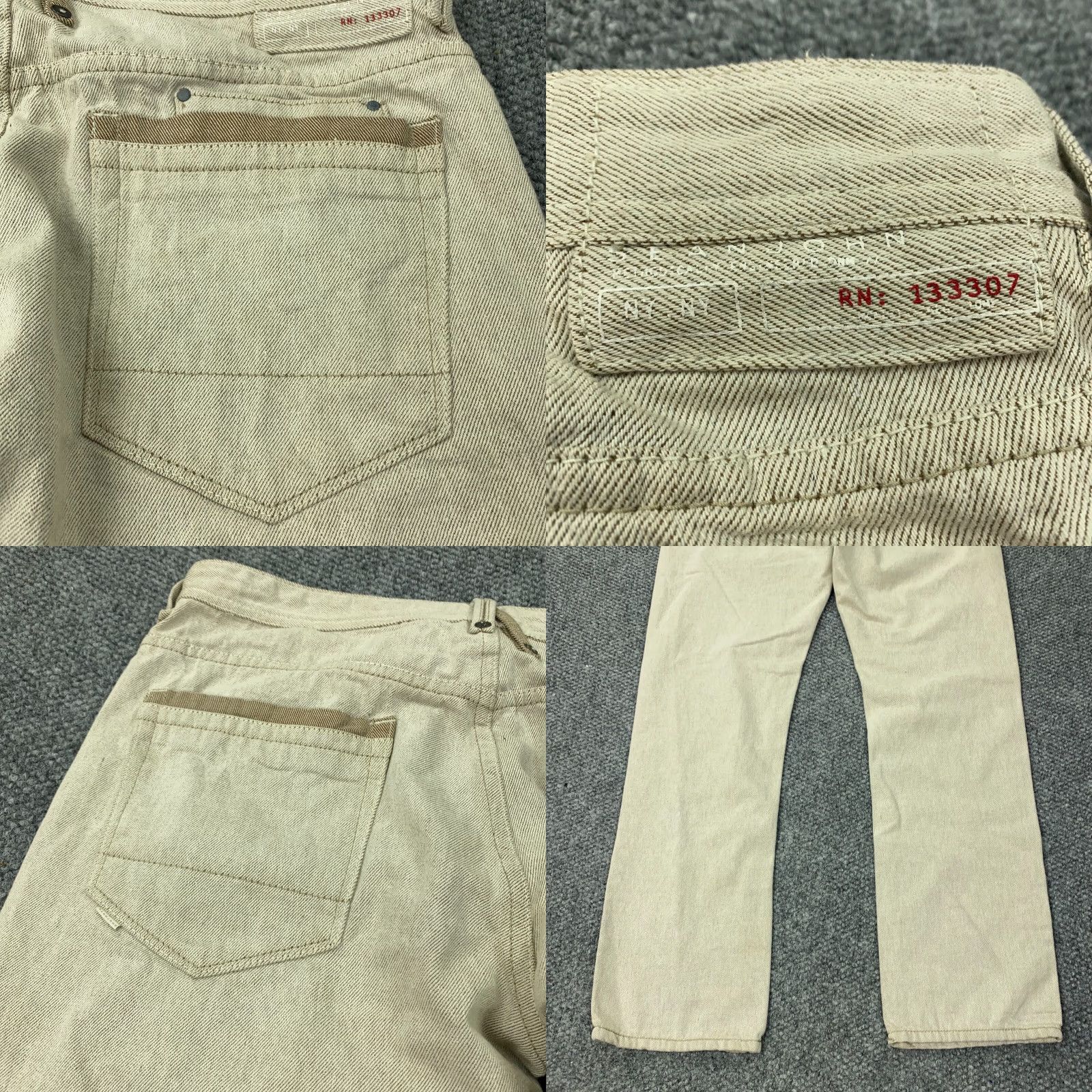 Sean John Sean John Jeans Mens 38 Beige 5-Pocket Denim Straight Hip Hop Streetwear Skater Grunge Size US 38 / EU 54 - 9 Thumbnail
