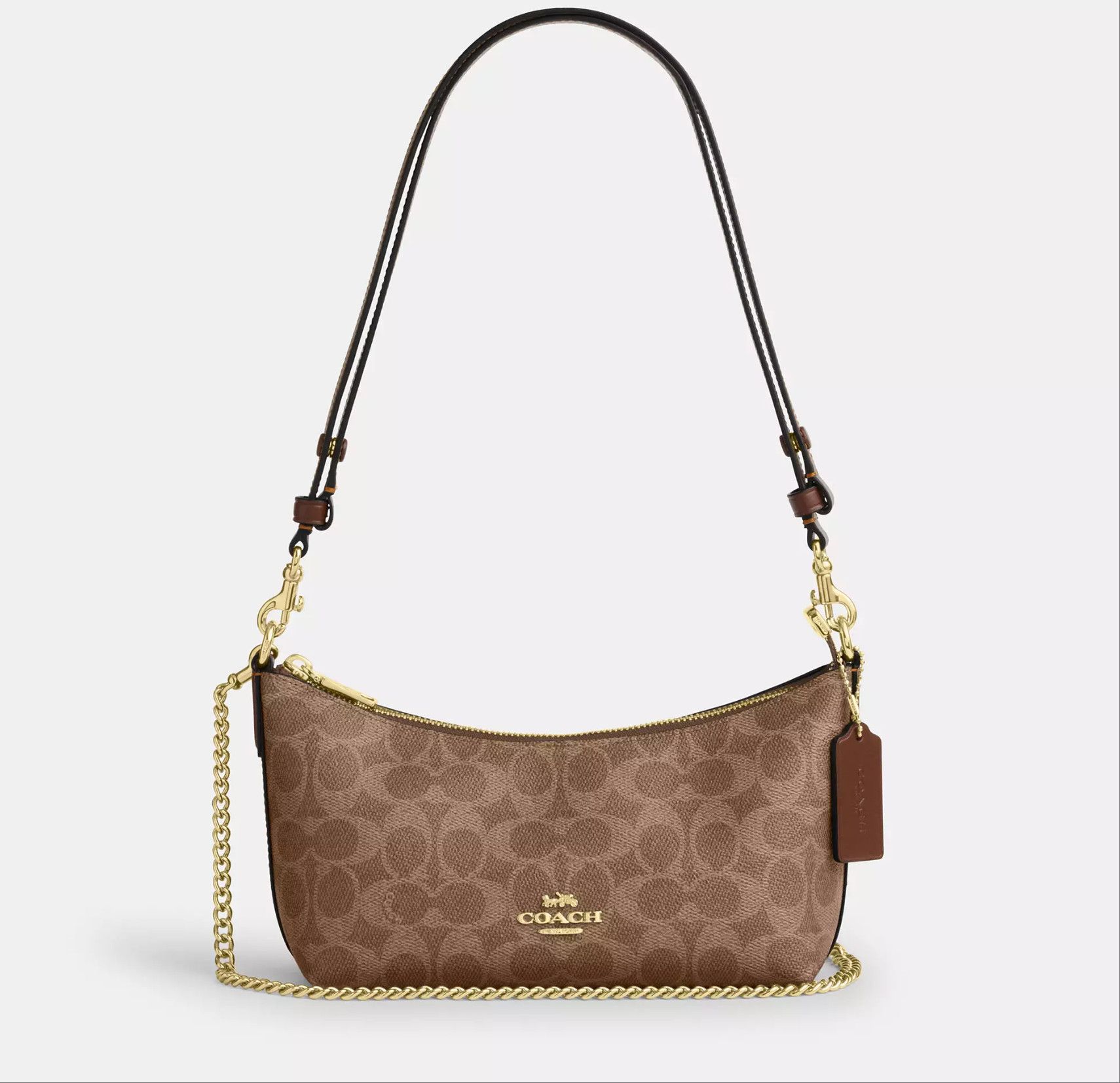 Coach Caitlin Shoulder Bag In Signature Canvas CEK80 Size ONE SIZE - 1 Thumbnail