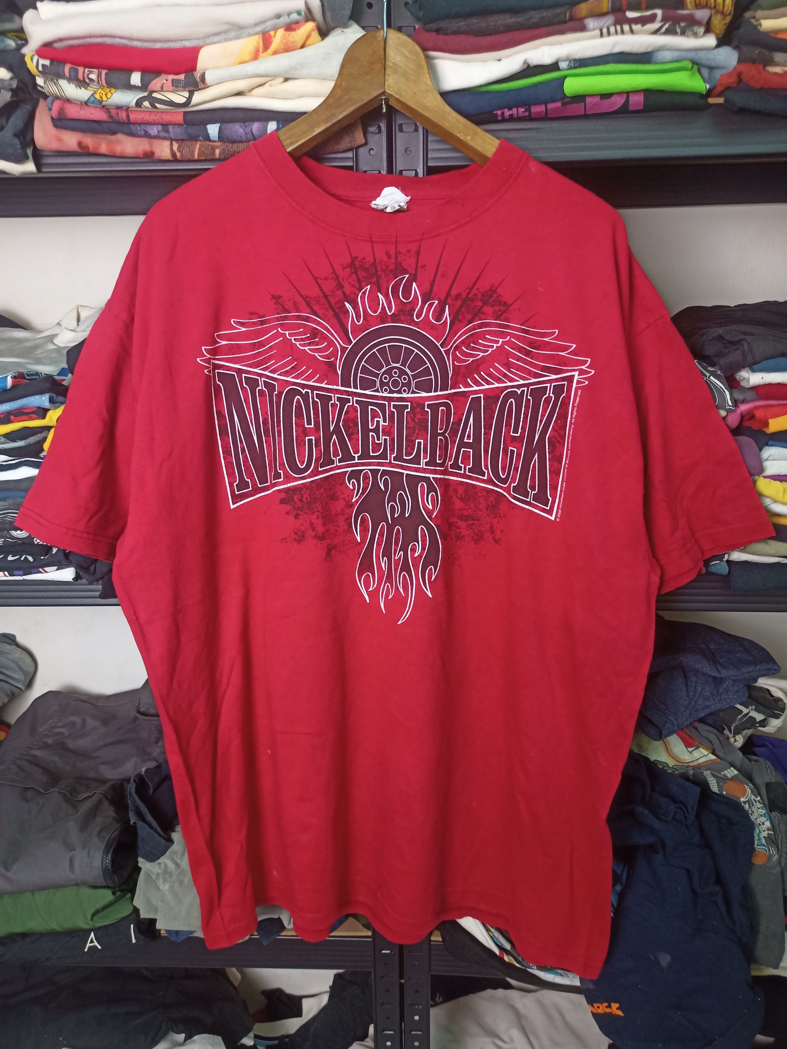 Band Tees Vintage Y2k Band Nickelback 2009 Size US XL / EU 56 / 4 - 1 Thumbnail