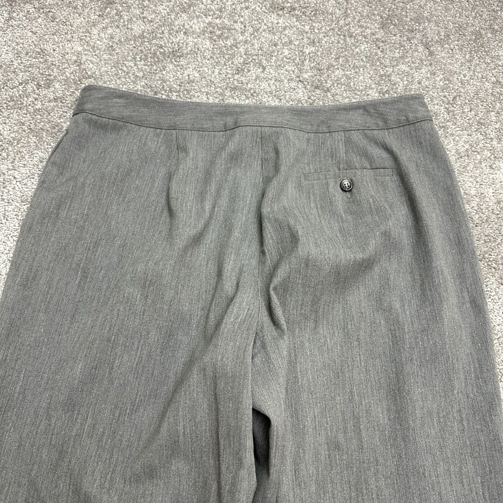 Talbots Talbots Gray Dress Pants Womens 16 High Rise Straight Leg Workwear 36x28 Size 38" / US 16 / IT 52 - 3 Thumbnail