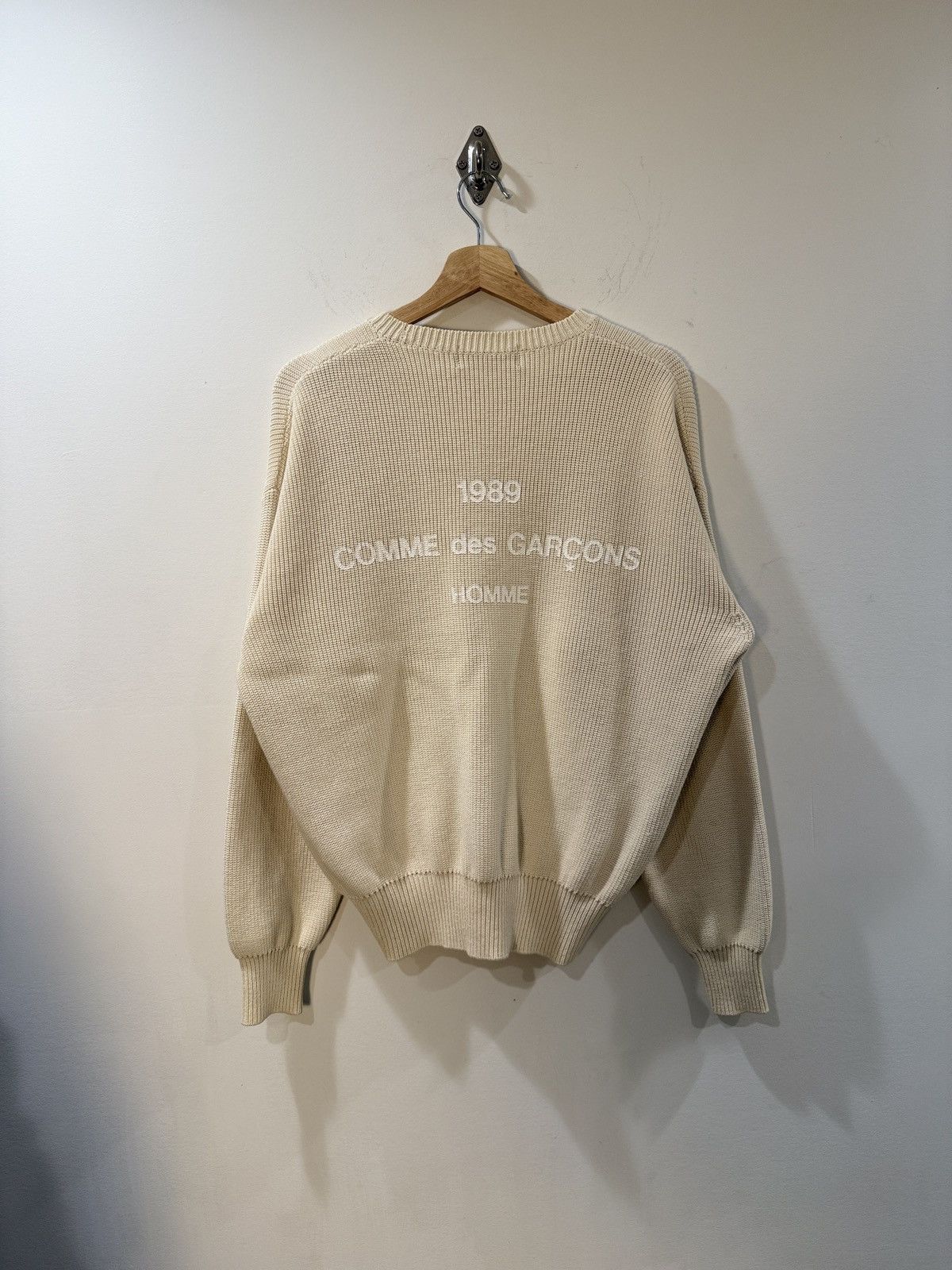 Comme des Garcons Homme Comme des Garçons Homme 1989 Archive Knit Sweater Size US M / EU 48-50 / 2 - 1 Thumbnail