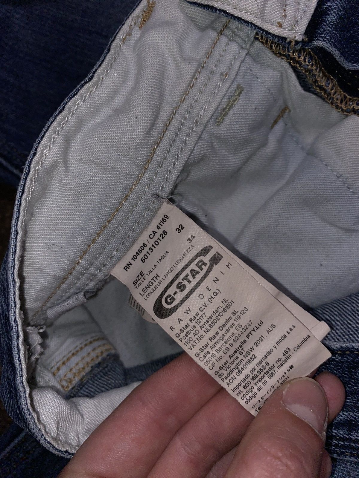 G-Star Vintage G-Star Y2K Multi Pocket Bootcut Denim Jeans Pants Size US 32 / EU 48 - 10 Thumbnail