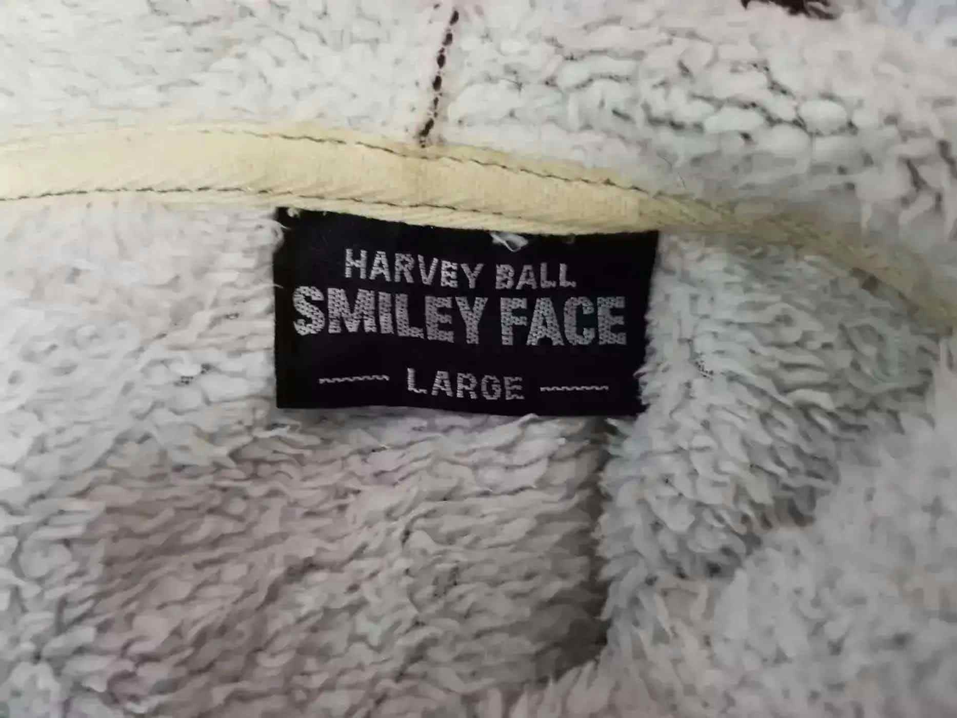 Vintage Vintage Harvey Ball Smiley Face Hoodie Size US L / EU 52-54 / 3 - 6 Thumbnail