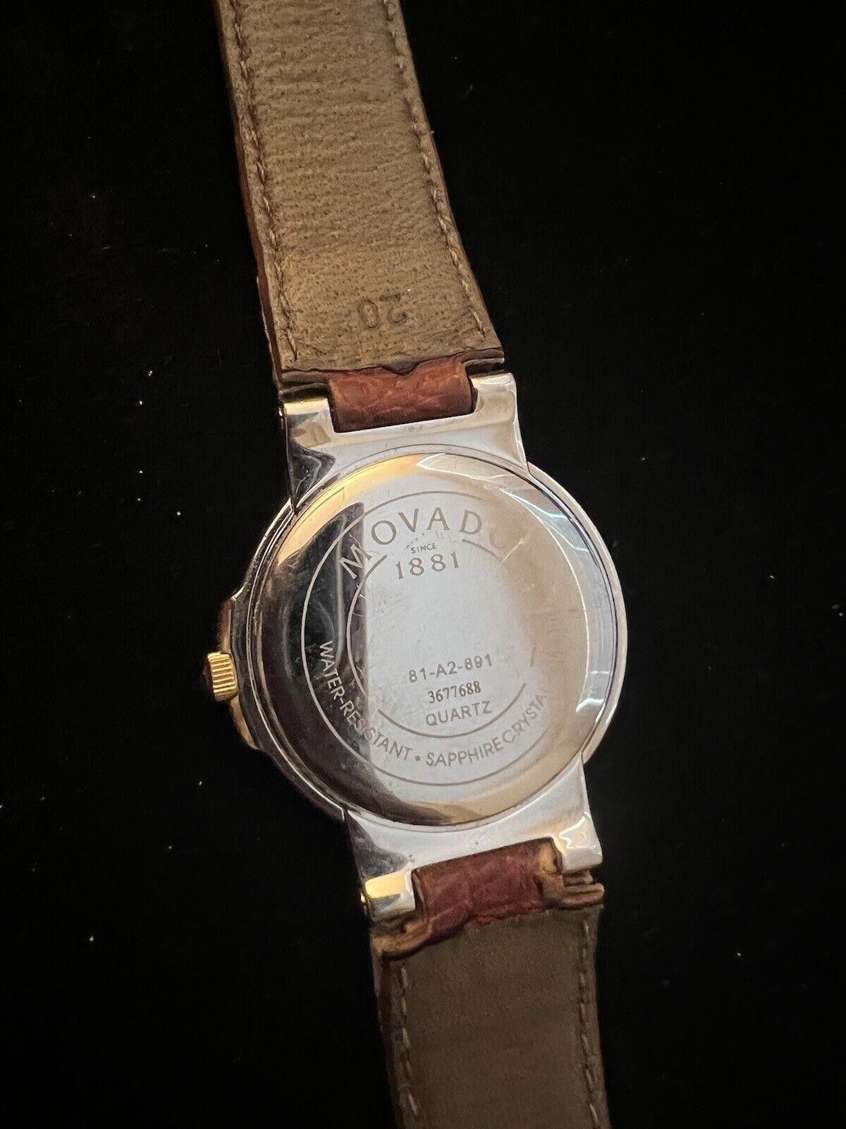 Movado Vintage Movado men’s watch Size ONE SIZE - 5 Thumbnail