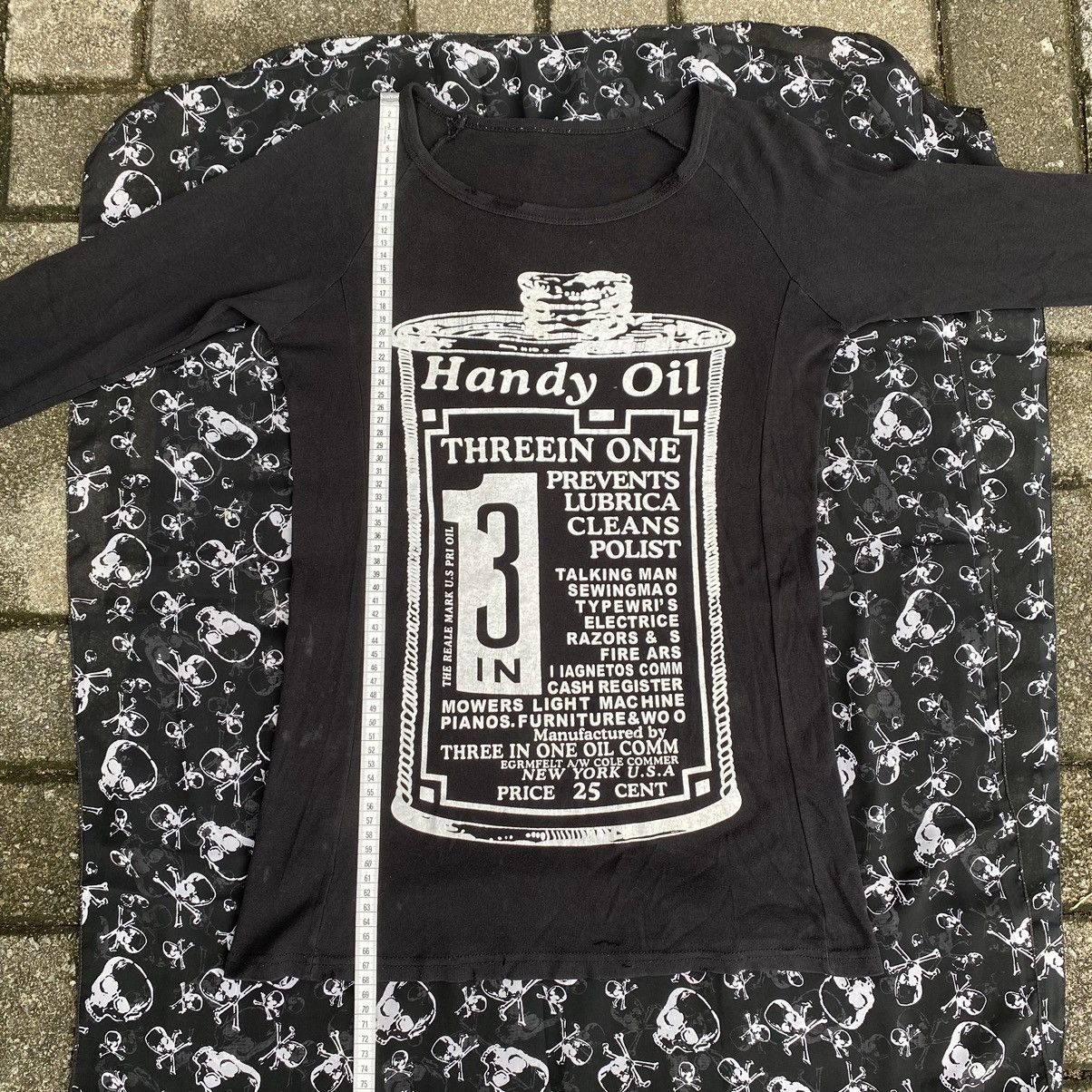 Vintage Japanese Handy Oily 3in1 Poem Slim Fit Longsleeve Tshirt Size US M / EU 48-50 / 2 - 17 Thumbnail