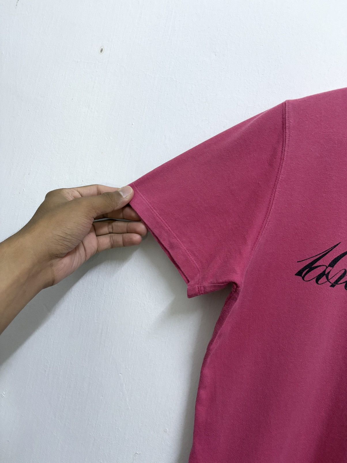 Morgan Homme 2000’s Morgan Homme - 10th Anniversary Pink T-Shirt Size M / US 6-8 / IT 42-44 - 6 Thumbnail