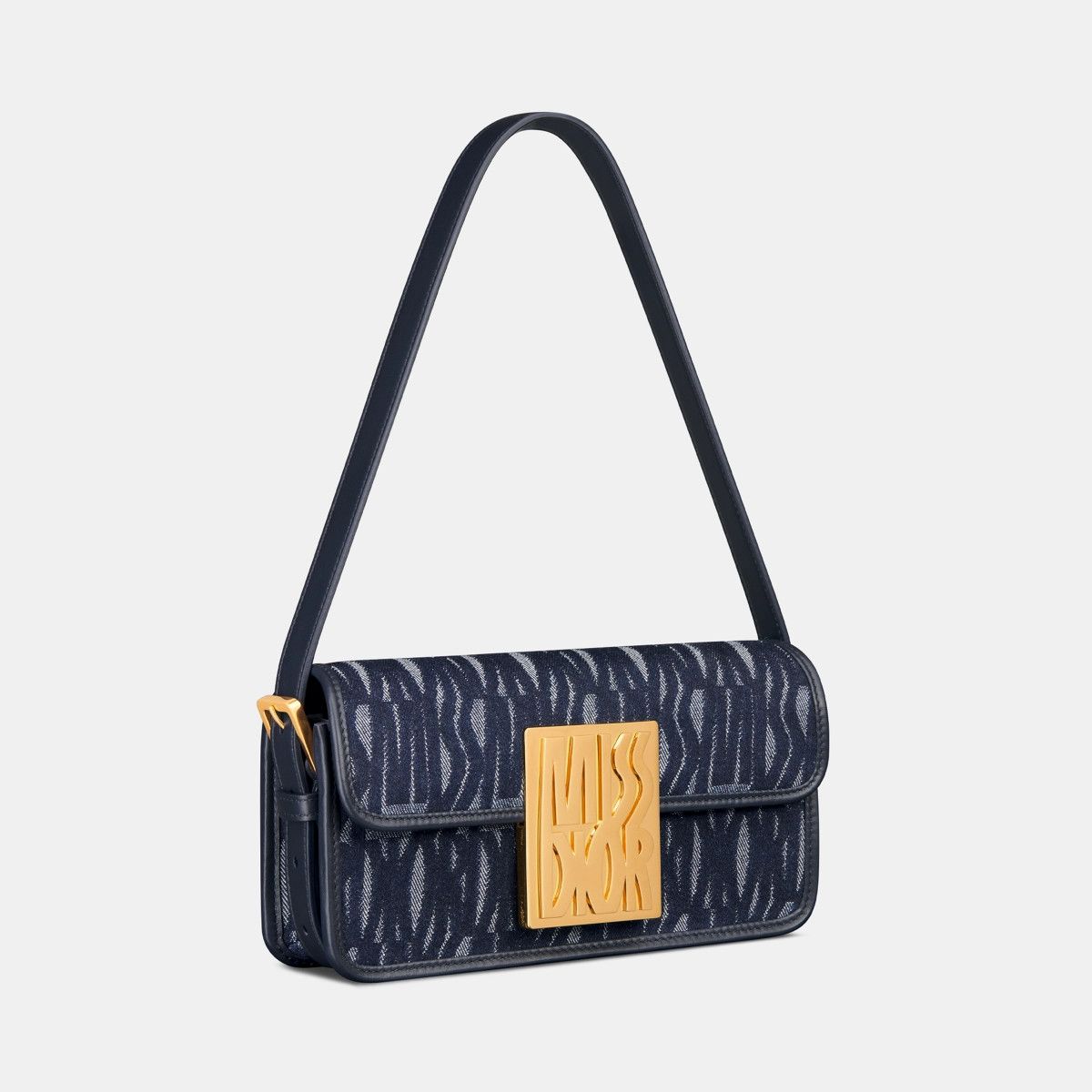 Dior o1bcso1str0226 Size:OS/Miss Dior Flap Bag in Blue Size ONE SIZE - 1 Thumbnail