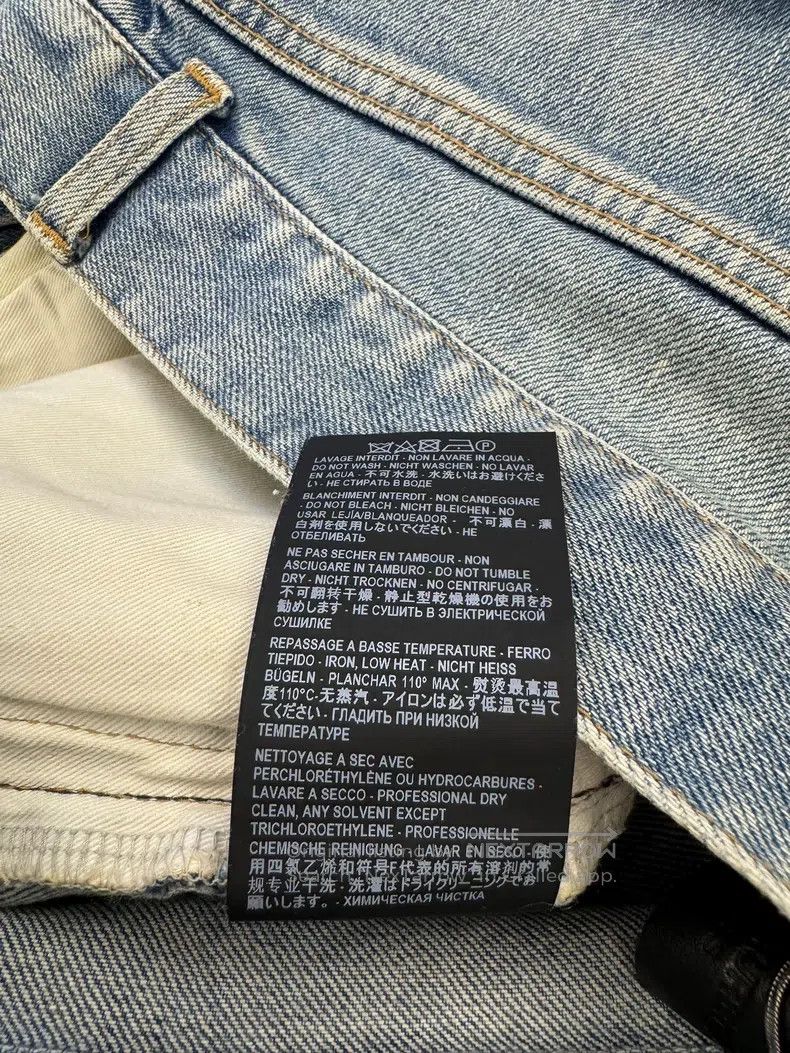 Saint Laurent Paris Saint Laurent Paris Cut Denim Pants Size US 34 / EU 50 - 5 Thumbnail