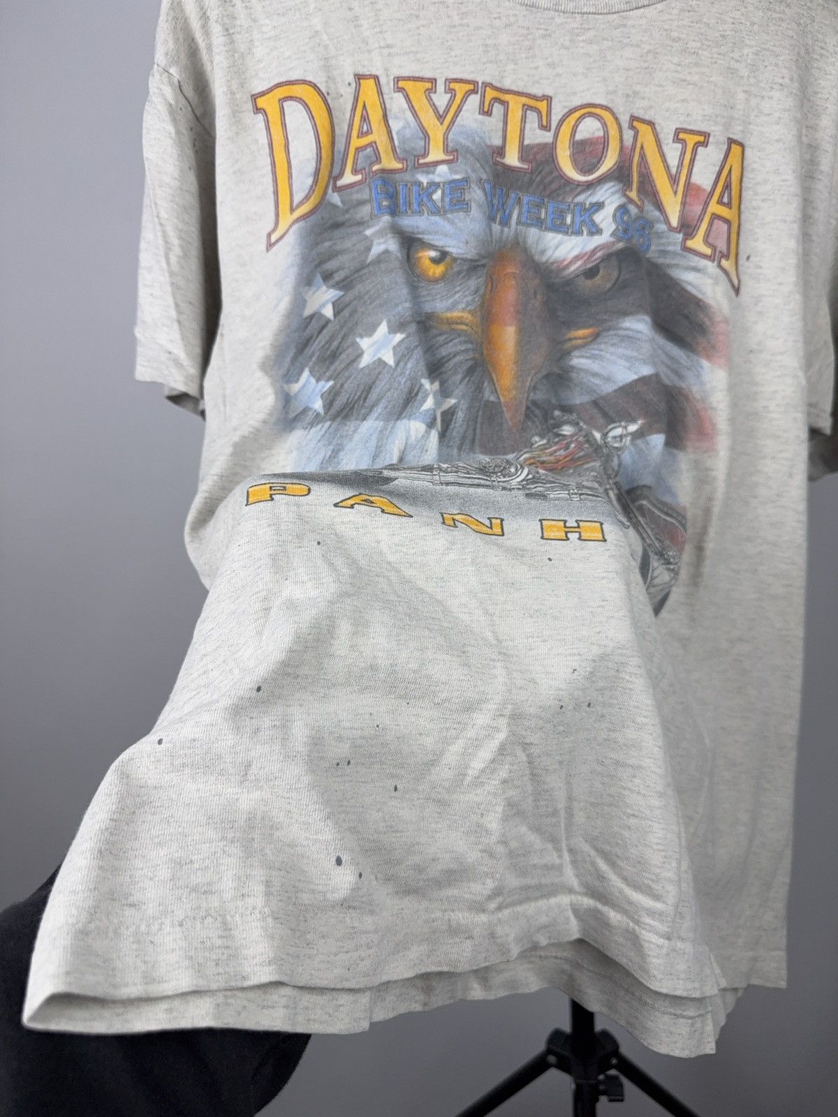Vintage Vintage 1996 Daytona Bike Moto Week Biker Eagle T Shirt Size US L / EU 52-54 / 3 - 7 Thumbnail