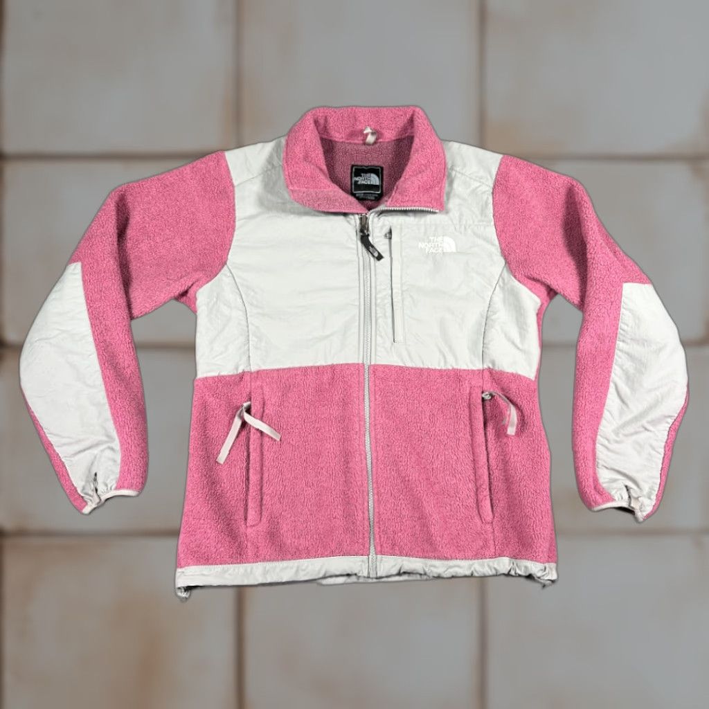 The North Face VINTAGE The North Face Jacket Womens MEDIUM Pink Denali Fleece Polartec Zip Dual Pocket Size M / US 6-8 / IT 42-44 - 1 Thumbnail