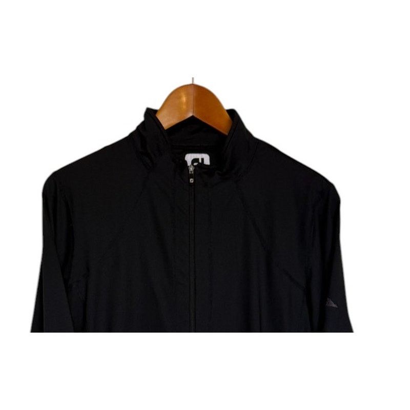 Footjoy Footjoy Jacket Men Medium Black Full Zip Golf Outdoor Hiking Size US M / EU 48-50 / 2 - 2 Thumbnail