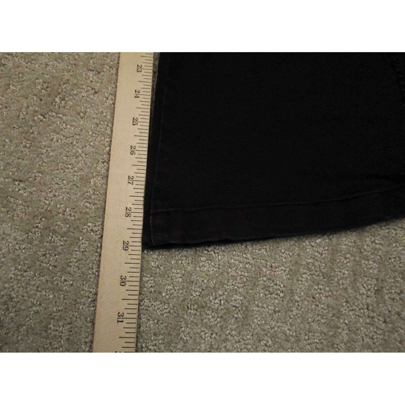 Free People Free People Jeans Women 25 Black Low Rise Flared Bell Bottoms Pants Stretch Denim Bohemian Hipster School Size 42" / US 20 - 7 Thumbnail