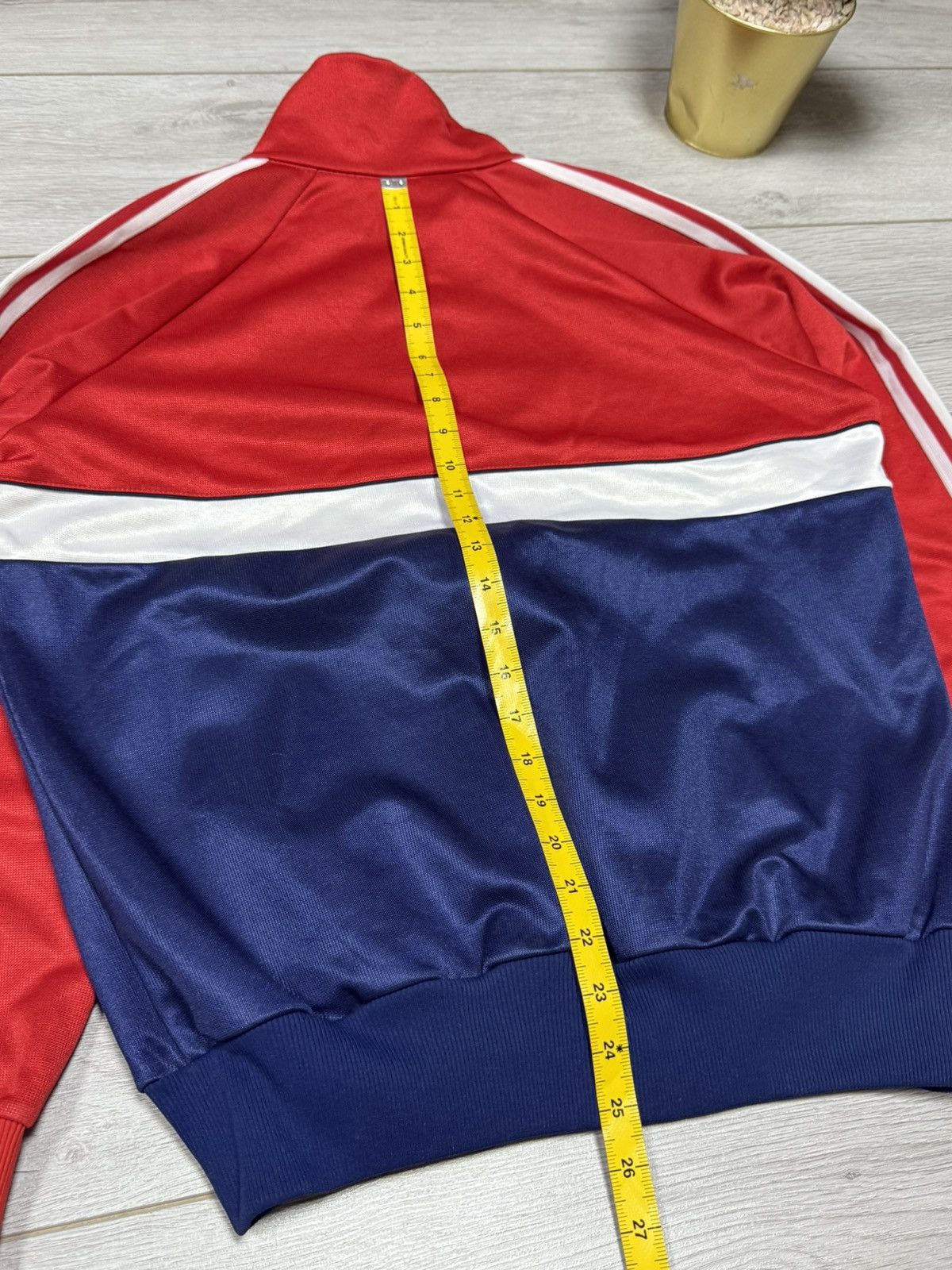 Adidas Adidas West Germany blue red zip track jacket vintage Size US M / EU 48-50 / 2 - 11 Thumbnail