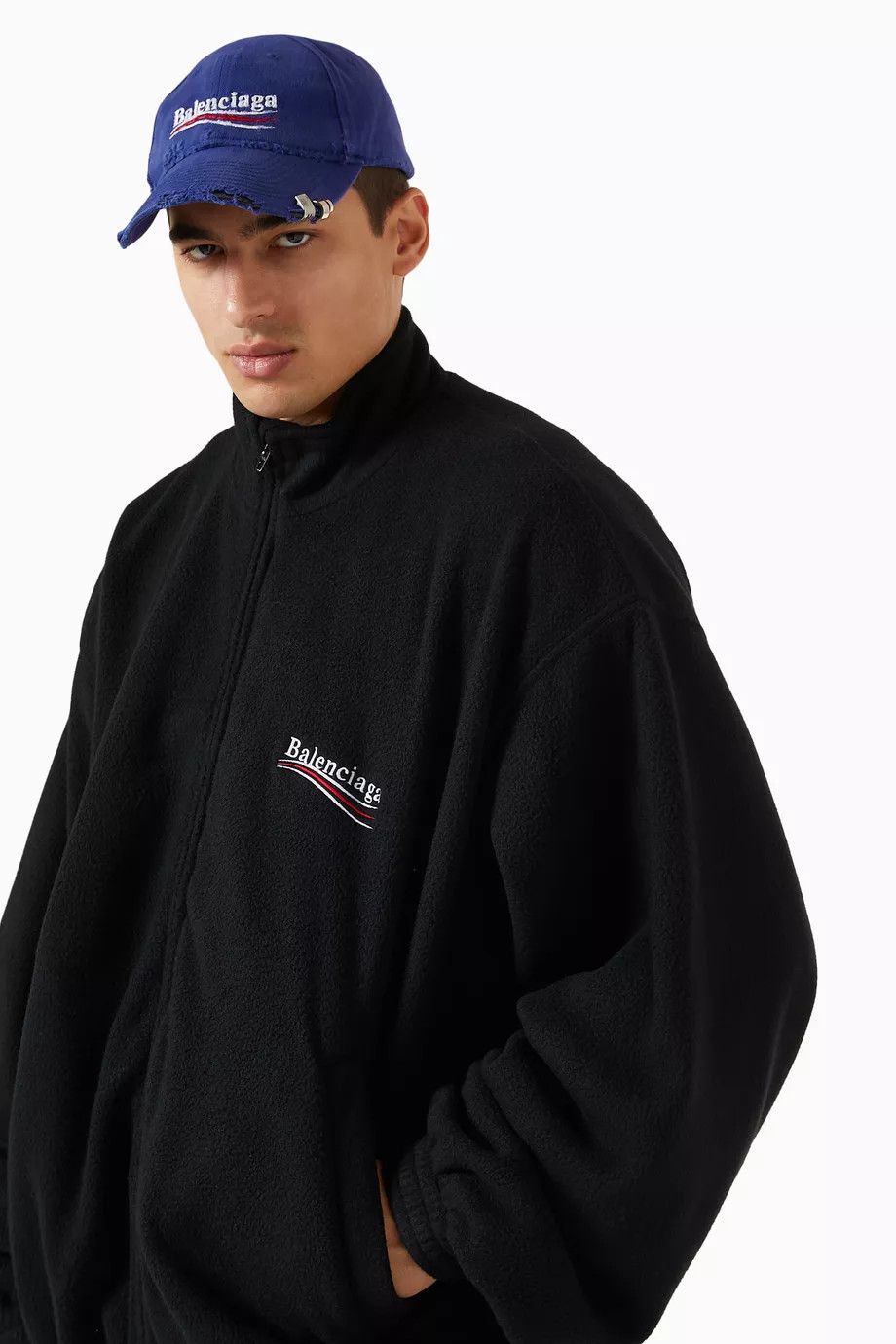 Balenciaga o1mt1gz0125 Size: L / Political Campaign Upcycled Hat / Cap Size ONE SIZE - 2 Thumbnail