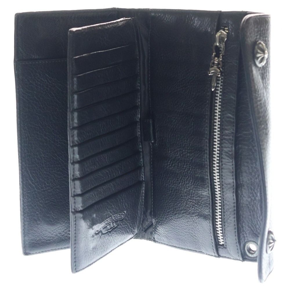 Chrome Hearts Chrome Hearts Wave Leather Wallet Black BCA375 Size ONE SIZE - 4 Thumbnail