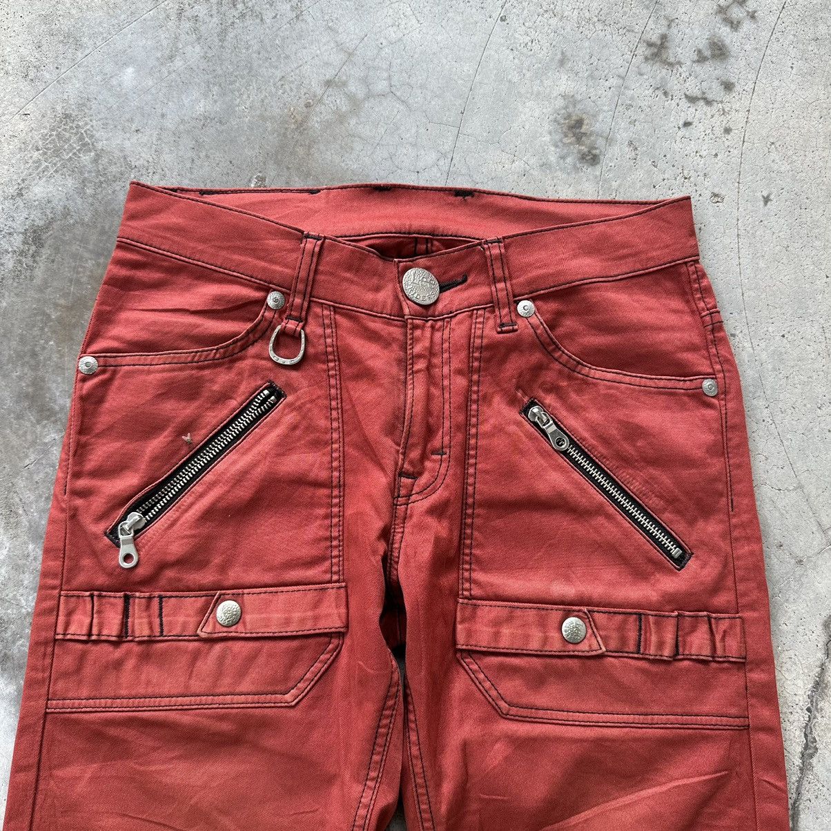 Lee RARE ‼️ LEE RIDERS MULTIPOCKET BONDAGE PUNK TROUSERS PANTS Size US 29 - 2 Thumbnail