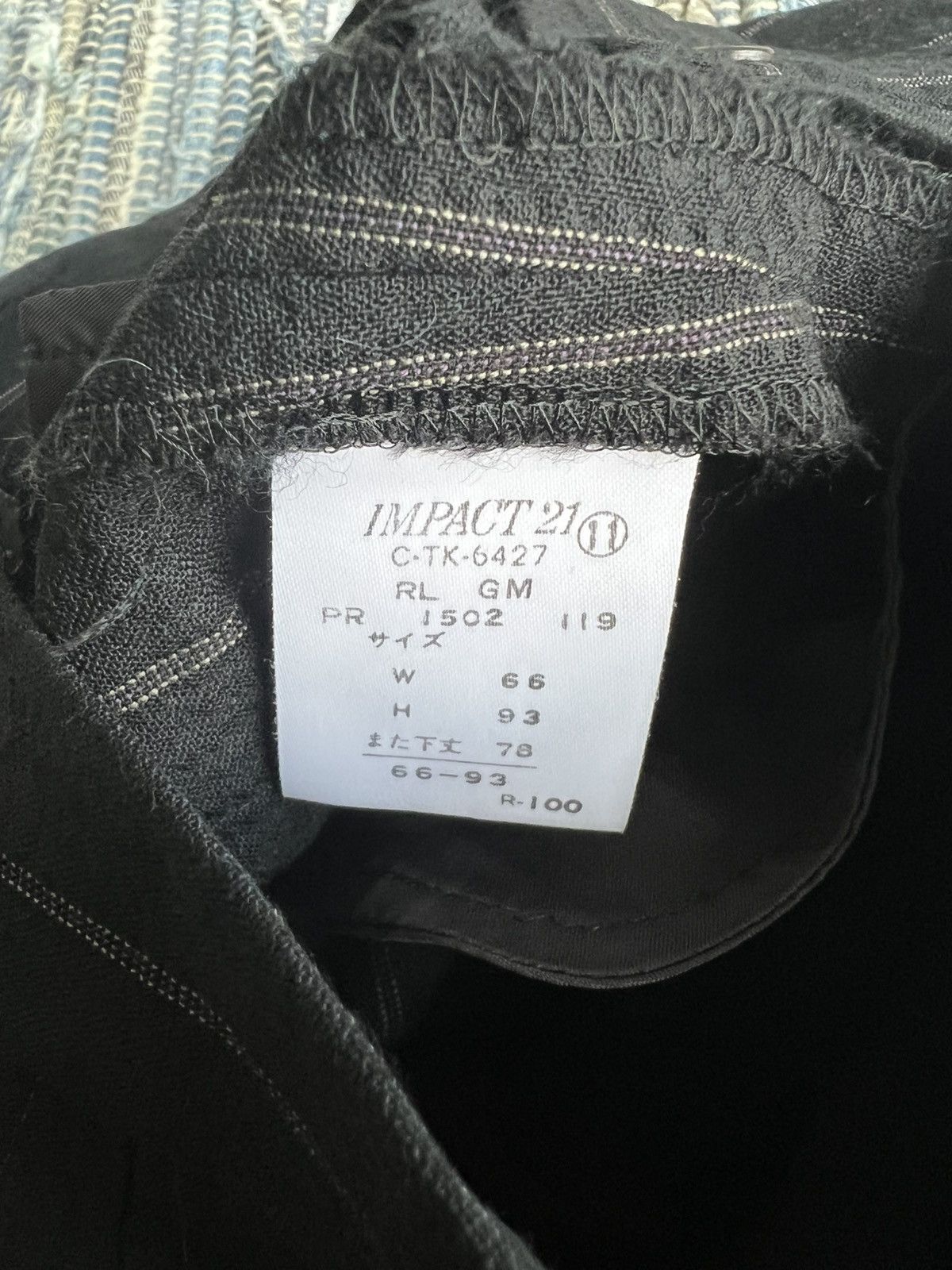 Ralph Lauren Purple Label 🇮🇹 Made High Waist Wide Leg Pinstriped Pleated Wool Pants Size 27" / US 4 / IT 40 - 9 Thumbnail