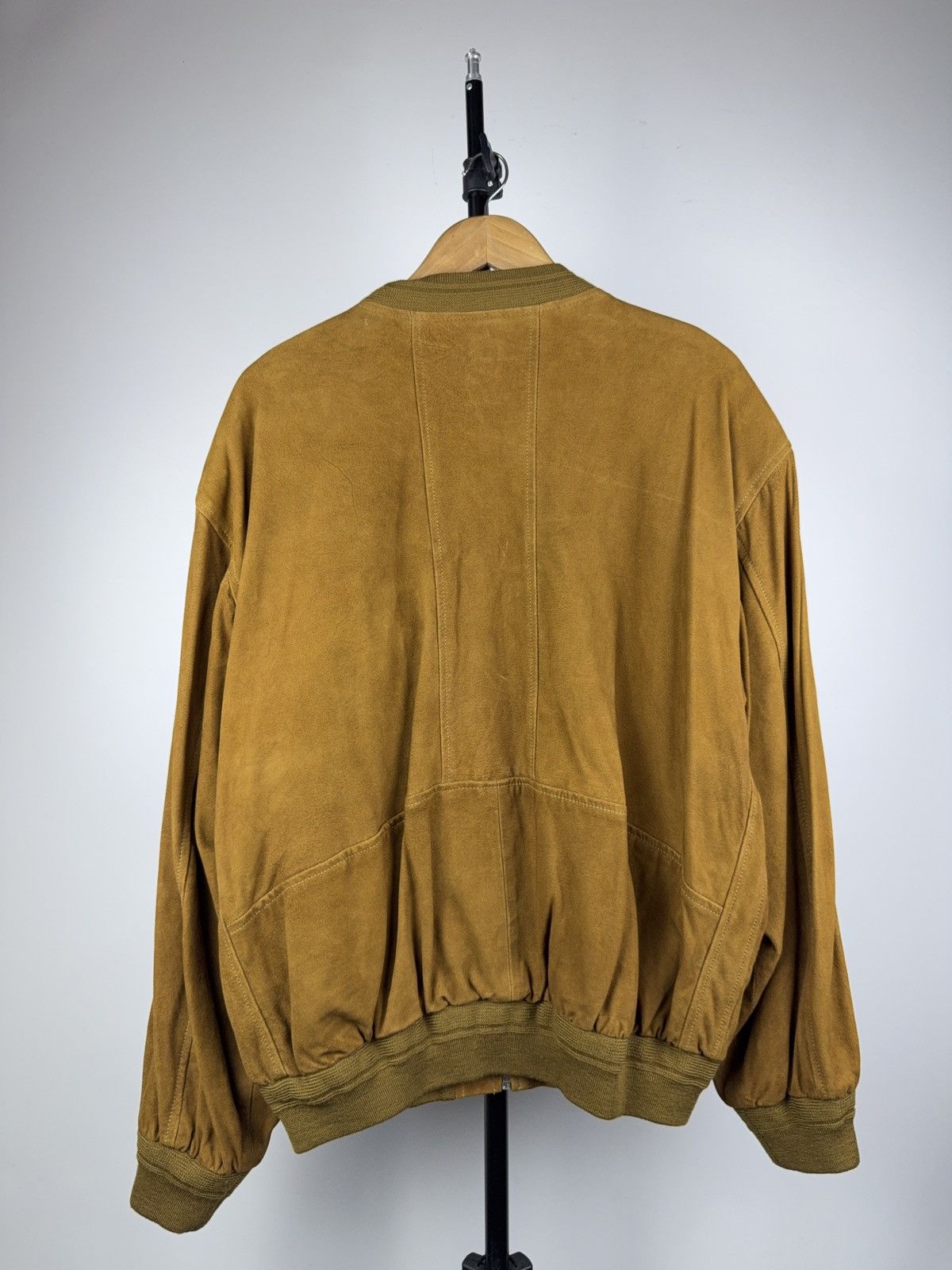 Japanese Brand Vintage 90s Cowboy Western USA Leather Bomber Flight Jacket Size US L / EU 52-54 / 3 - 9 Thumbnail