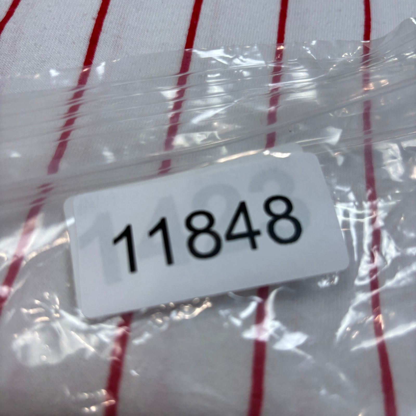 MLB × Russell Athletic × Vintage VTG 90s Philadelphia Phillies Goss 35 Stripe Jersey Shirt XL Size US XL / EU 56 / 4 - 11 Thumbnail