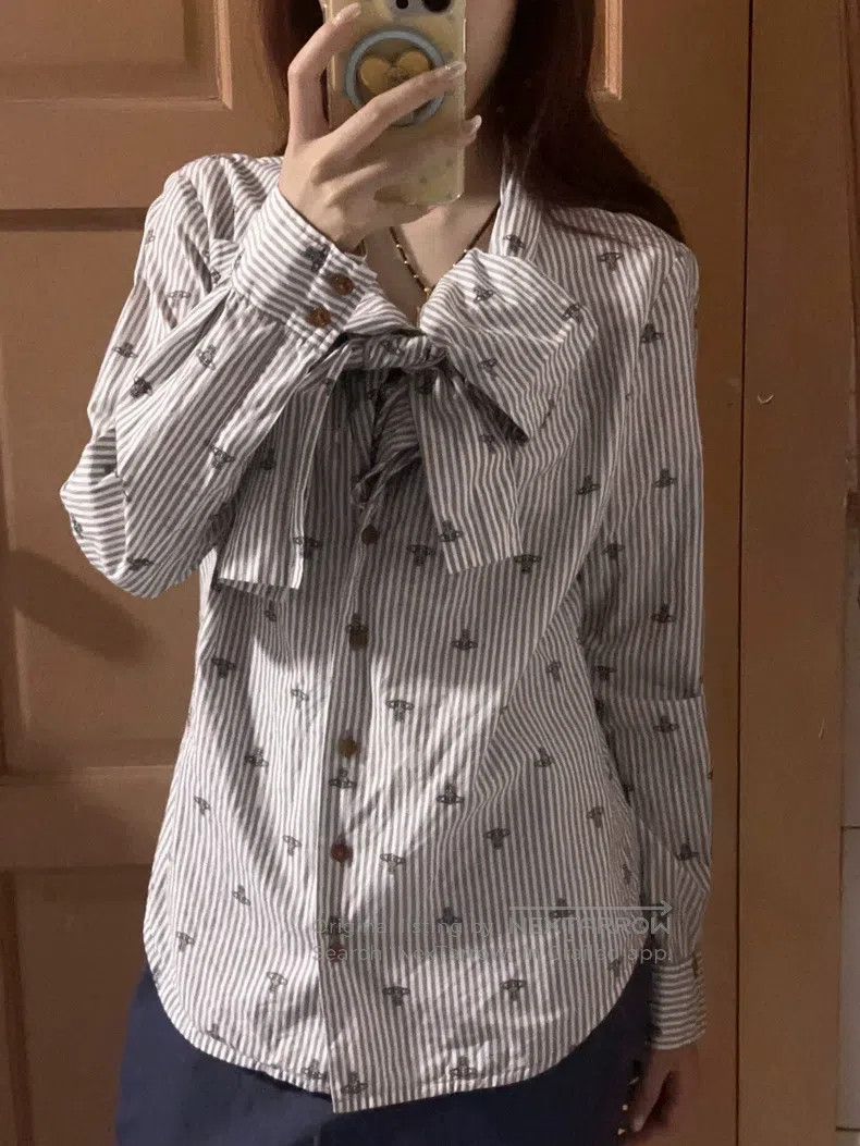Vivienne Westwood Vivienne Westwood Red Label Vintage Gray and Black Saturn Size L / US 10 / IT 46 - 1 Thumbnail