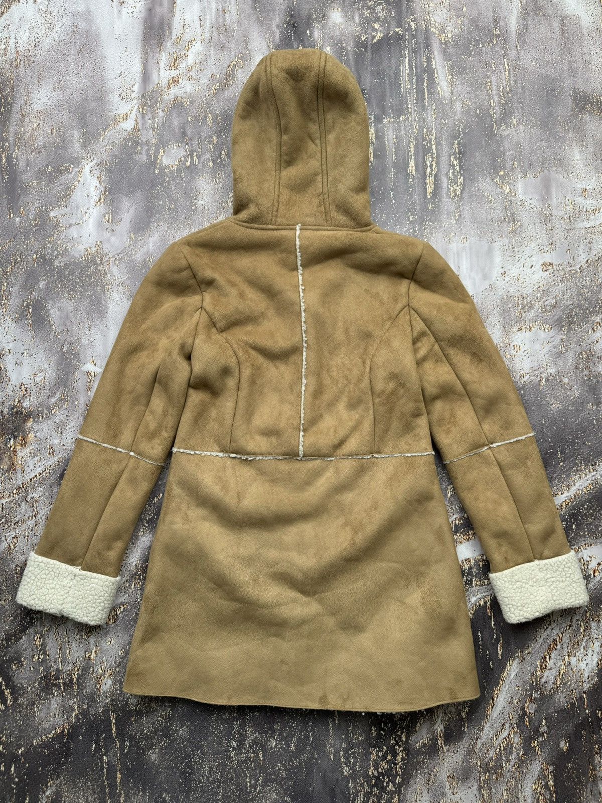 Japanese Brand Vintage Faux Sheepskin Hoodie Coat Size S / US 4 / IT 40 - 10 Thumbnail
